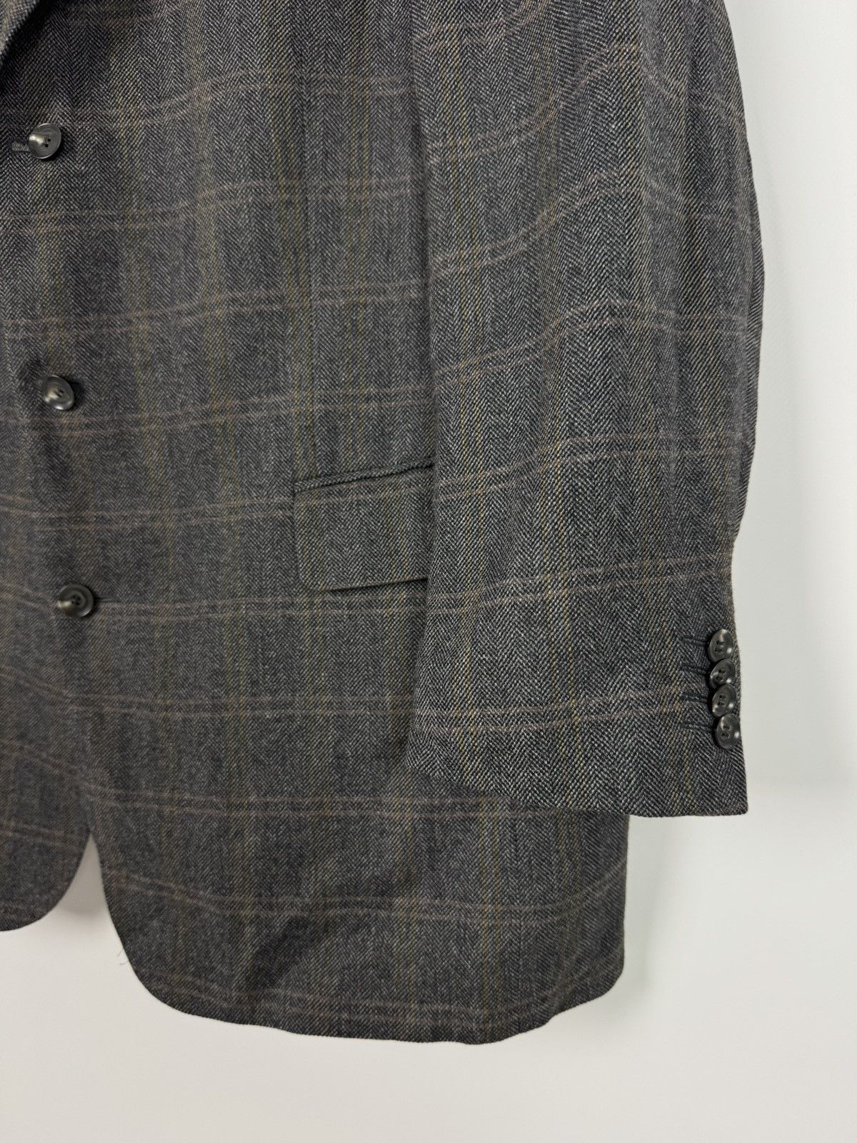 Burberry Burberry London Luzern-S Wool Check Blazer Size 52R - 6 Thumbnail