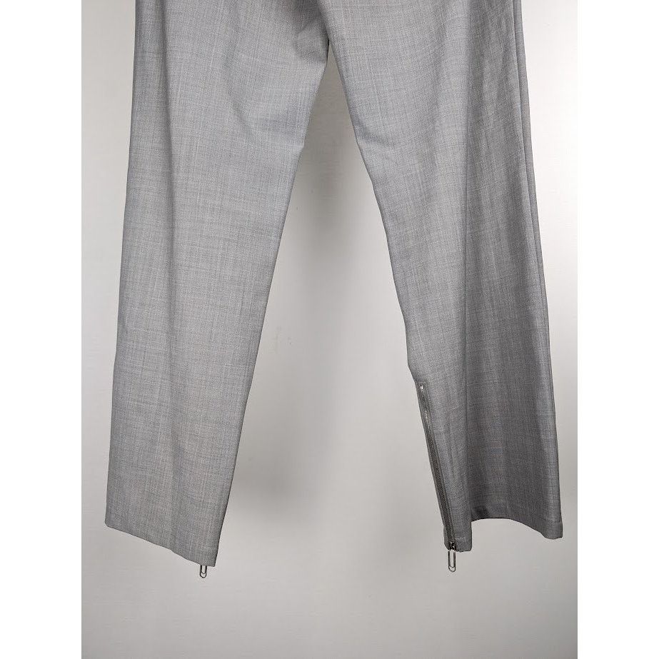 Off-White o1rshd1 Wool Long Lounge Trackpant in Melange Grey Size US 36 / EU 52 - 14 Thumbnail