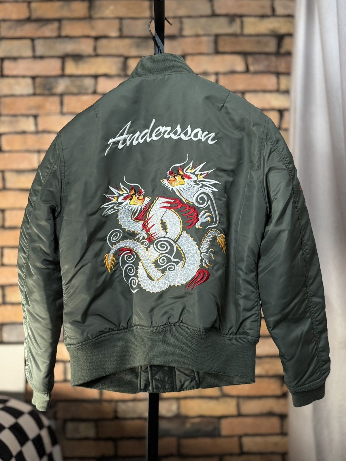 Schott SCHOTT X ANDERSSON BELL BOMBER EMBROIDERED DRAGON CHINATOWN Size US M / EU 48-50 / 2 - 2 Thumbnail