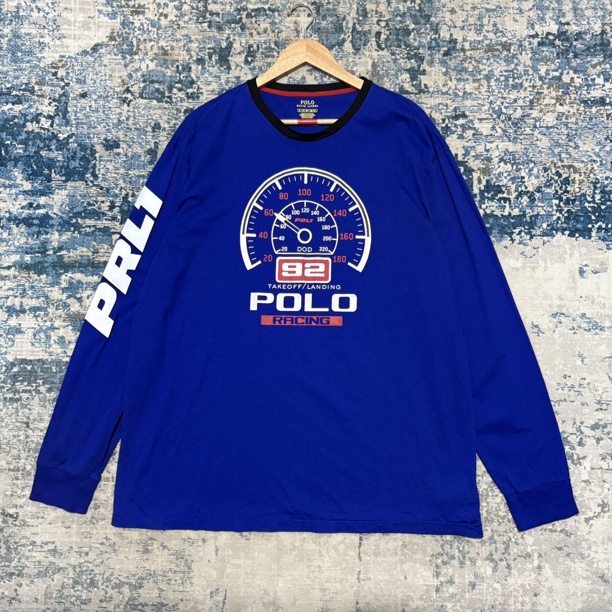 Polo Ralph Lauren Polo Ralph Lauren polo racing 92 longsleeve tee Size US XL / EU 56 / 4 - 1 Thumbnail