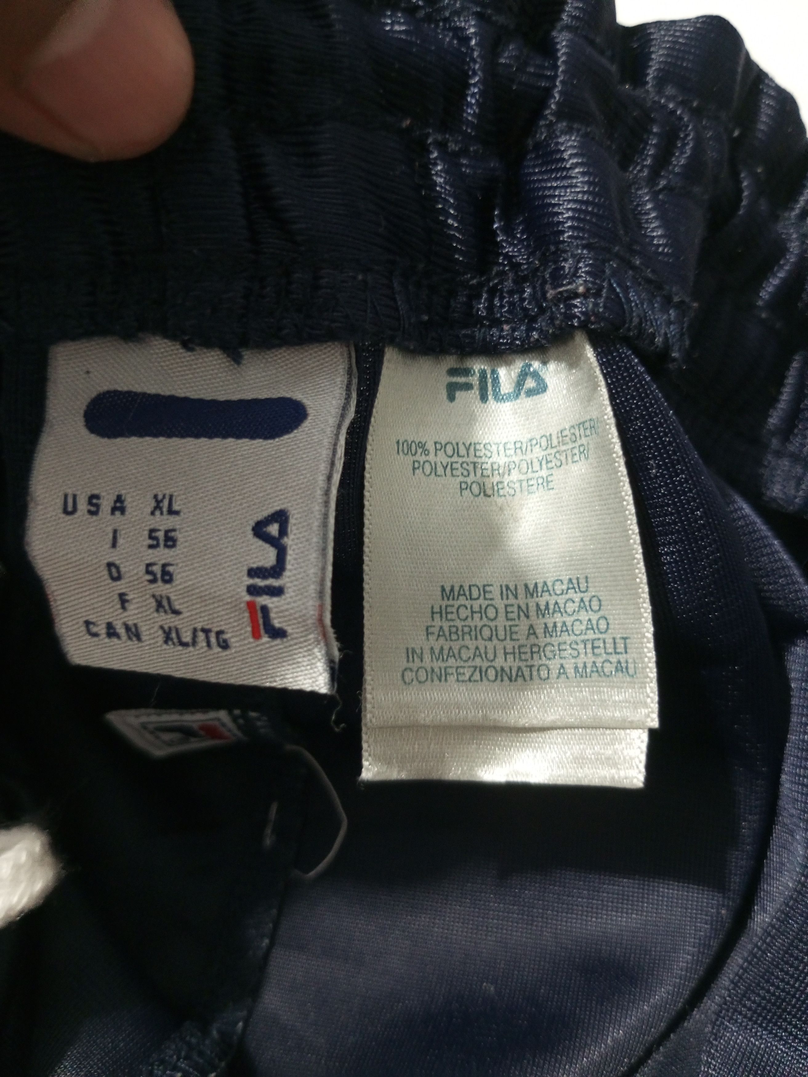 Fila Vintage fila button up baggy Sweatpants Size US 33 - 12 Thumbnail