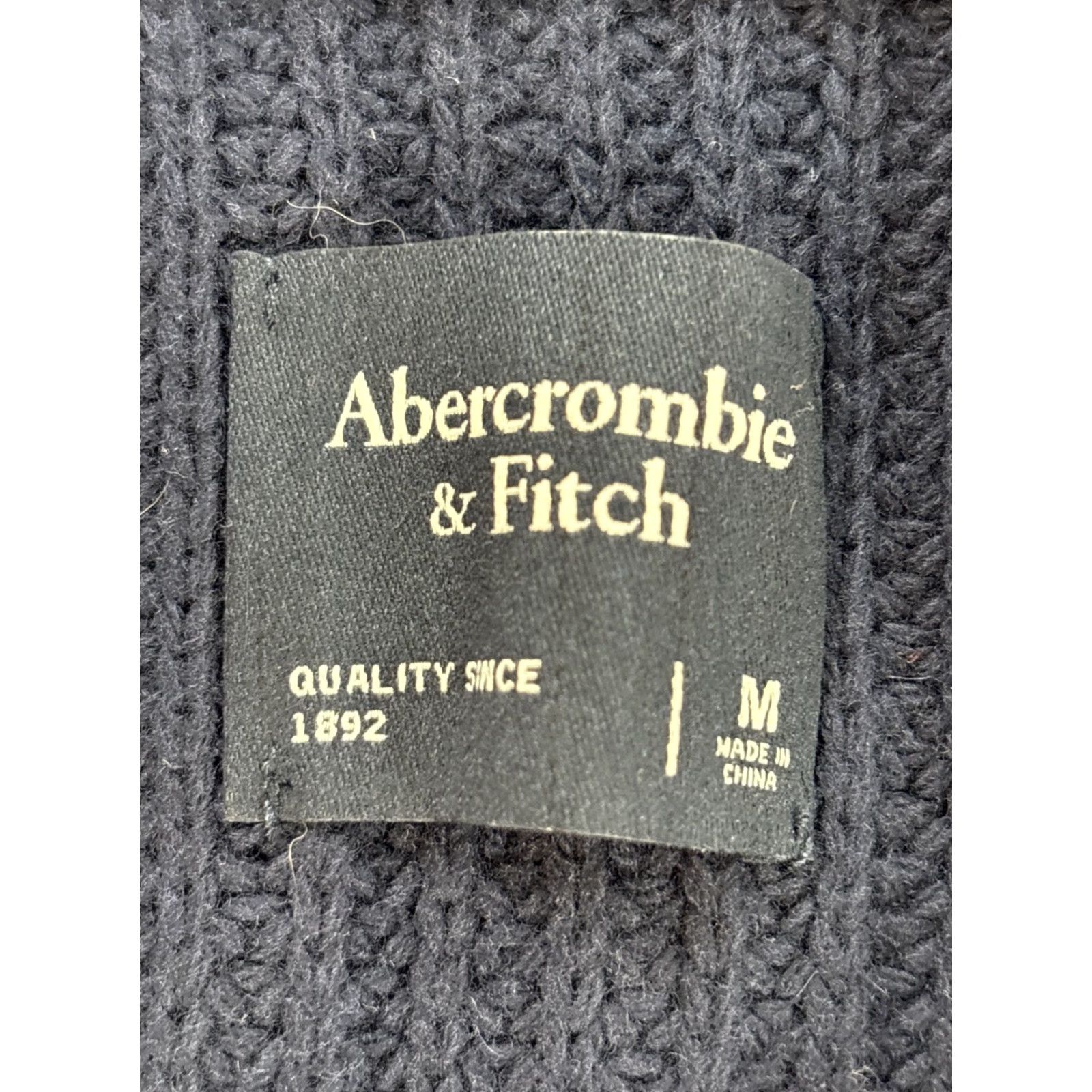 Abercrombie & Fitch Abercrombie & Fitch Sweater Cardigan Mens Medium Blue Shawl Collar Size US M / EU 48-50 / 2 - 4 Thumbnail