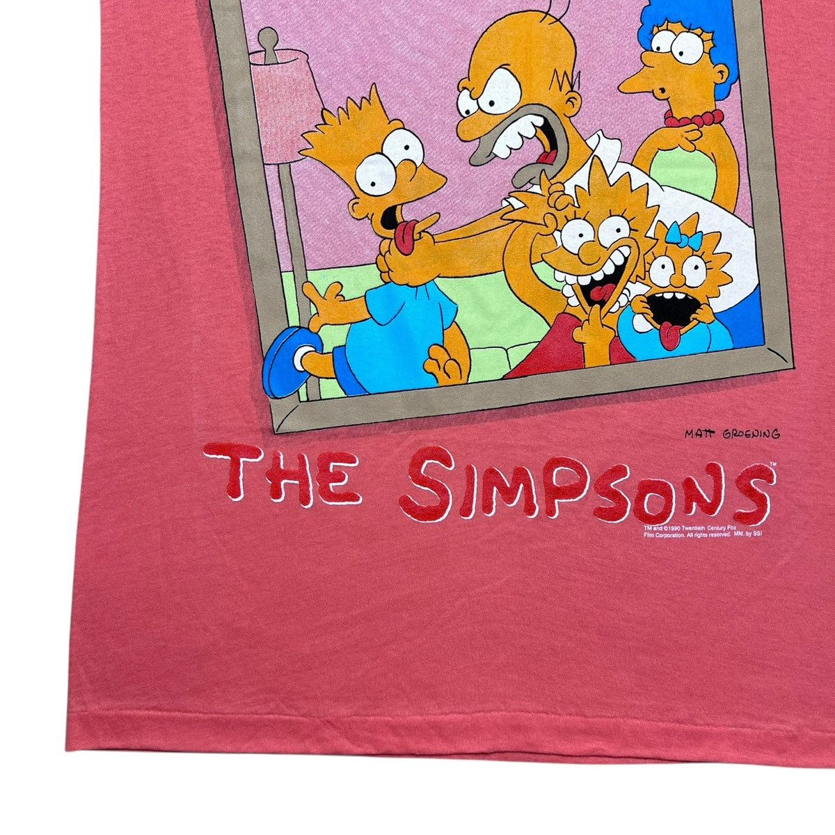 The Simpsons NWT Vtg 1990 The Simpsons Family Portrait Graphic T-Shirt Size US L / EU 52-54 / 3 - 6 Thumbnail