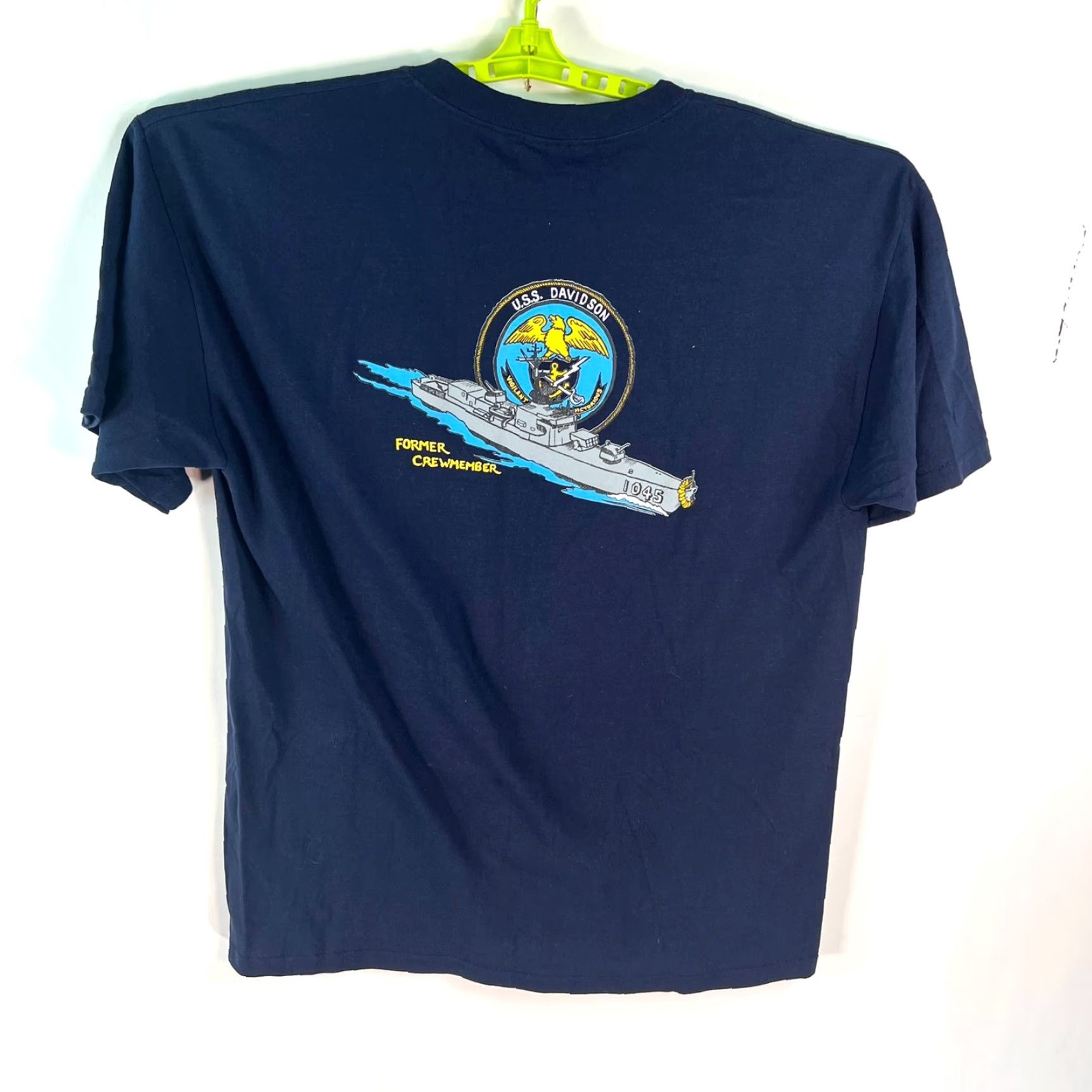 Vintage VINTAGE US Navy USS Davidson Reunion Graphic T-Shirt Men's XL Blue Size US XL / EU 56 / 4 - 5 Thumbnail