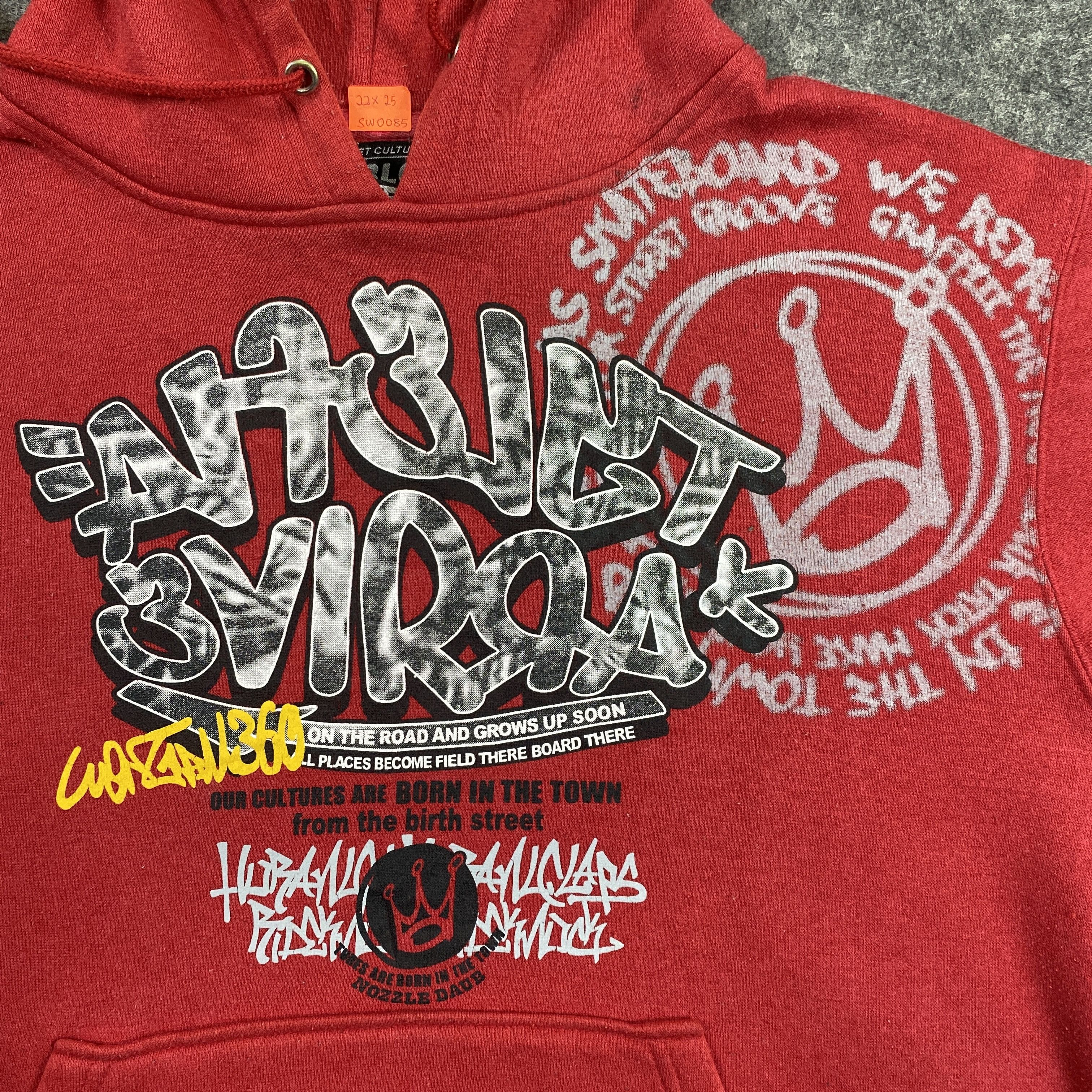 Japanese Brand Vintage Street Culture Oblo Hoodie -SW085 Size US M / EU 48-50 / 2 - 7 Thumbnail