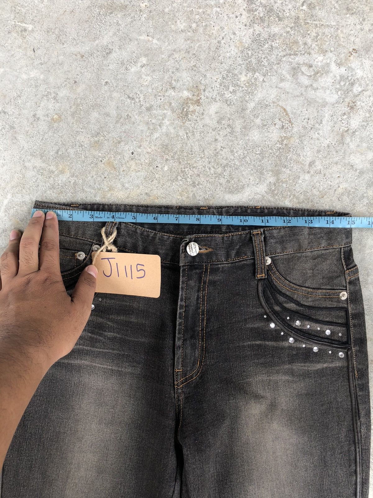 If Six Was Nine Japanese Blue jam Flared Jeans Distressed Jeans Size US 30 / EU 46 - 18 Thumbnail
