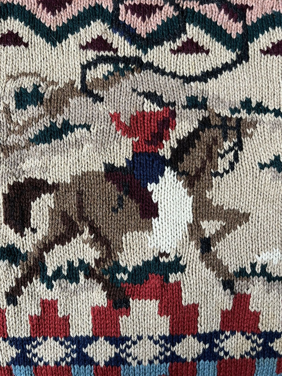 Ralph Lauren Ralph Lauren Hand Wool Western Cowboy Sweat Vintage 90s Rare Size US L / EU 52-54 / 3 - 8 Thumbnail