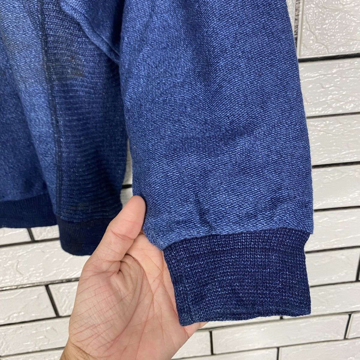 Indigo Vintage Sweatshirt Jantzen Indigoblue Pure Indigo Dyed Size US L / EU 52-54 / 3 - 12 Thumbnail