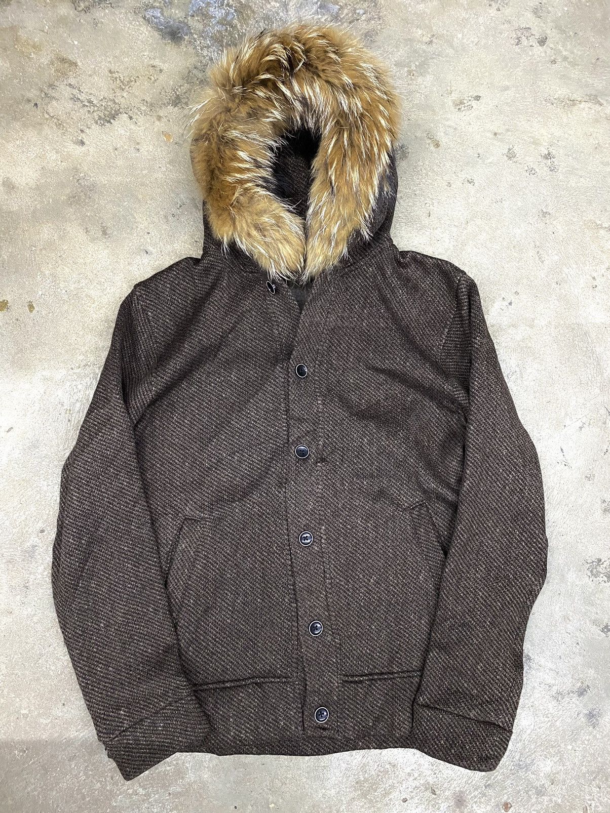 If Six Was Nine × Japanese Brand × Le Grande Bleu (L.G.B.) fur hoodie knitwear michel klein Size US L / EU 52-54 / 3 - 2 Thumbnail