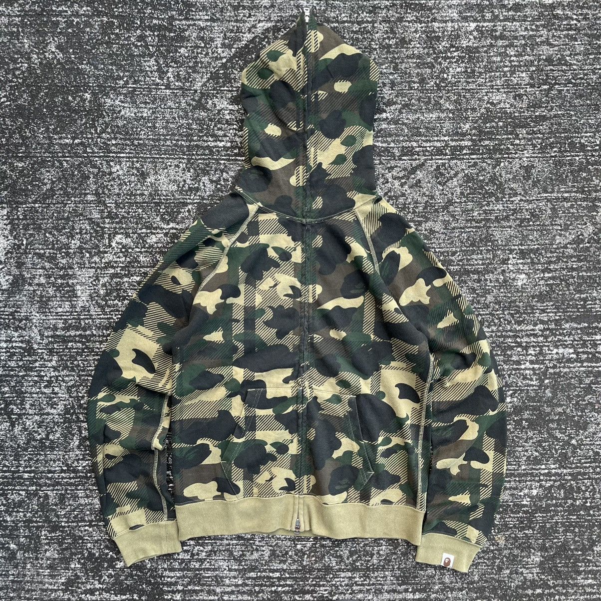 Bape A Bathing Ape Check 1st camo Full zip hoodie Size S / US 4 / IT 40 - 1 Thumbnail
