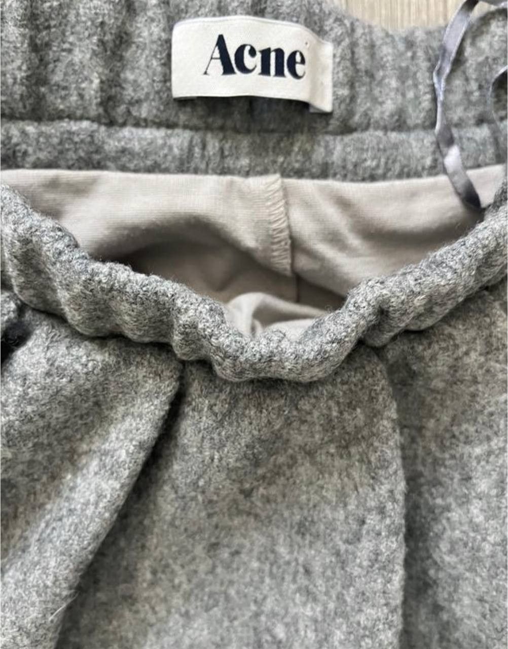 Acne Studios Acne Studios Romantic Felt Wool Skirt / Grey Size S Size 25" / US 0 / IT 36 - 3 Thumbnail