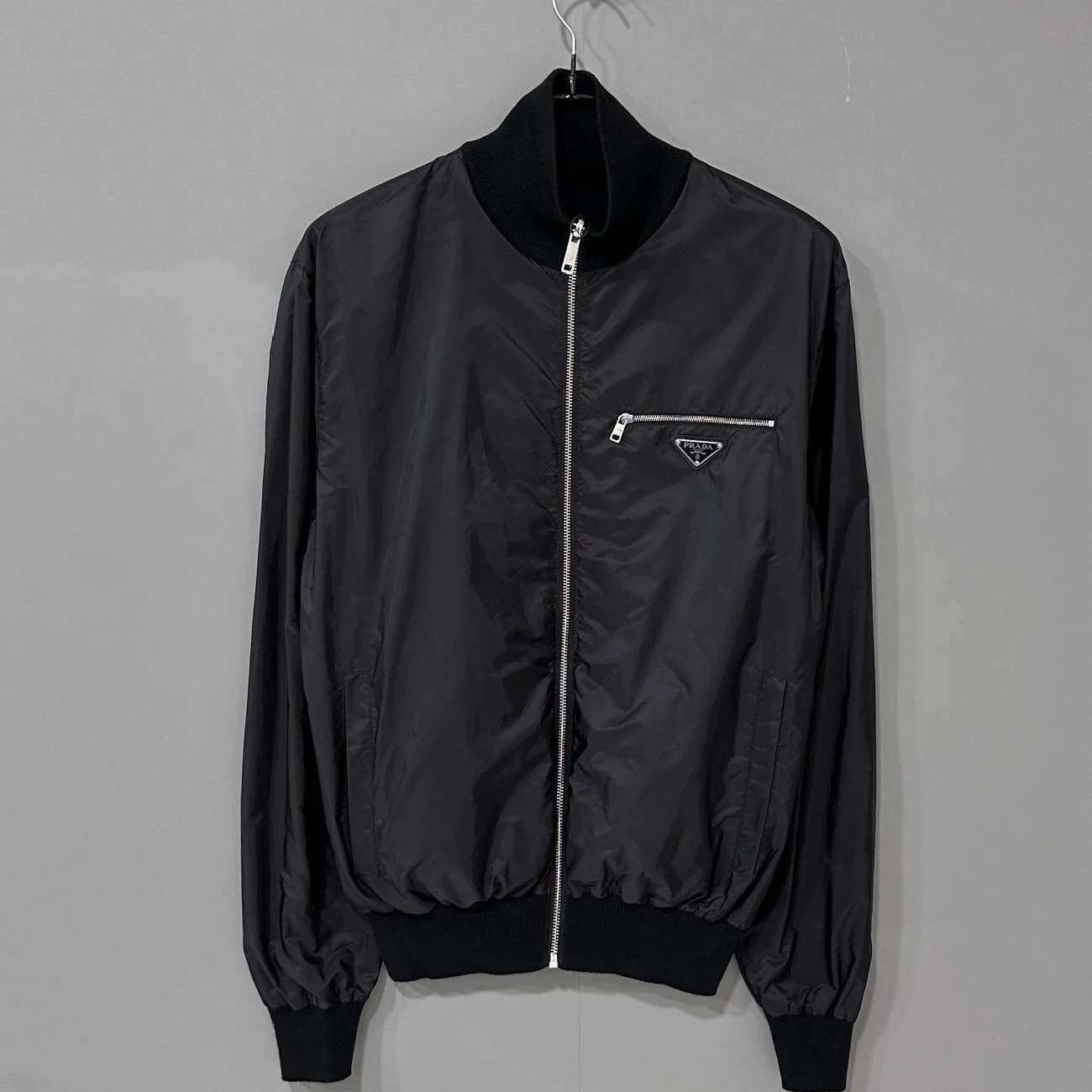 Prada Prada triangle logo 2-sided nylon jacket 48 NWT Size US M / EU 48-50 / 2 - 2 Thumbnail