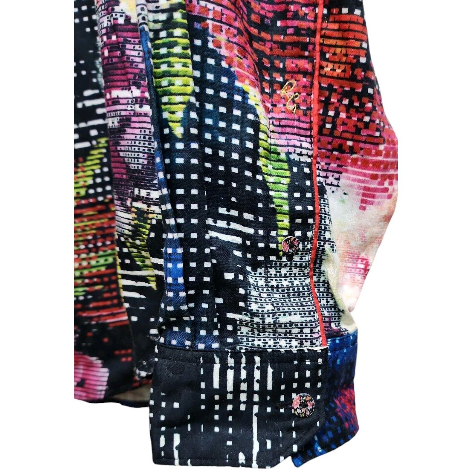 Robert Graham Robert Graham Mens Size XL Button Down Shirt In Full Bloom N Size US XL / EU 56 / 4 - 12 Thumbnail