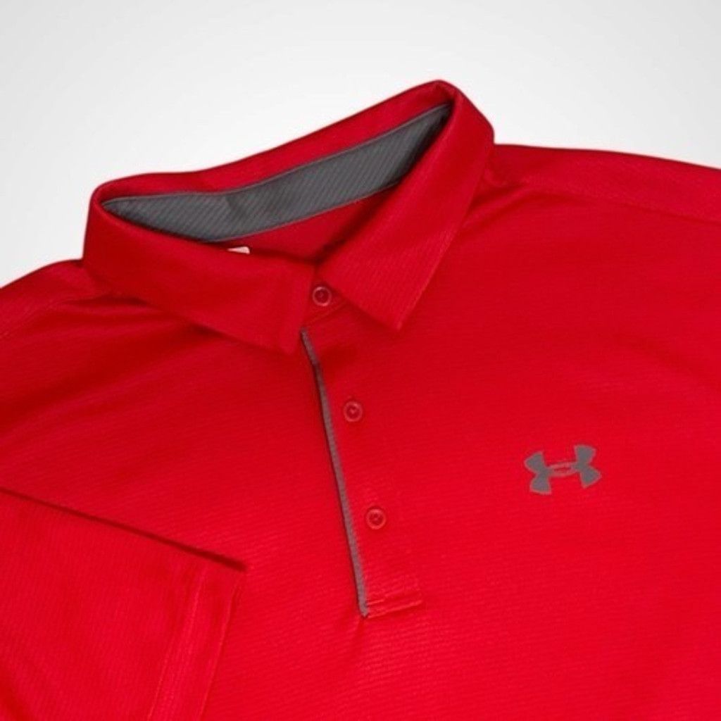 Under Armour Under Armour Loose Short Sleeve Golg Polo Shirt Men Size XL Size US XL / EU 56 / 4 - 1 Thumbnail