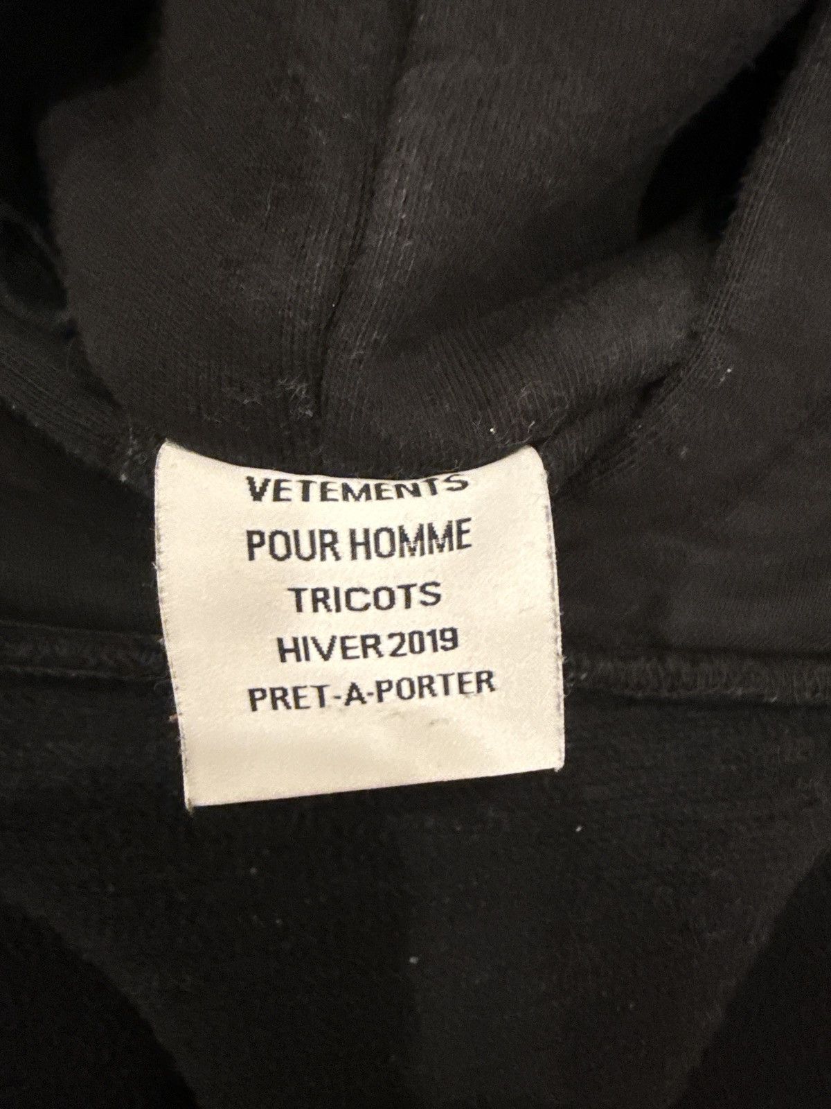 Vetements Vetements AW19 Inside Out "Shark" Hoodie Size US XS / EU 42 / 0 - 8 Thumbnail
