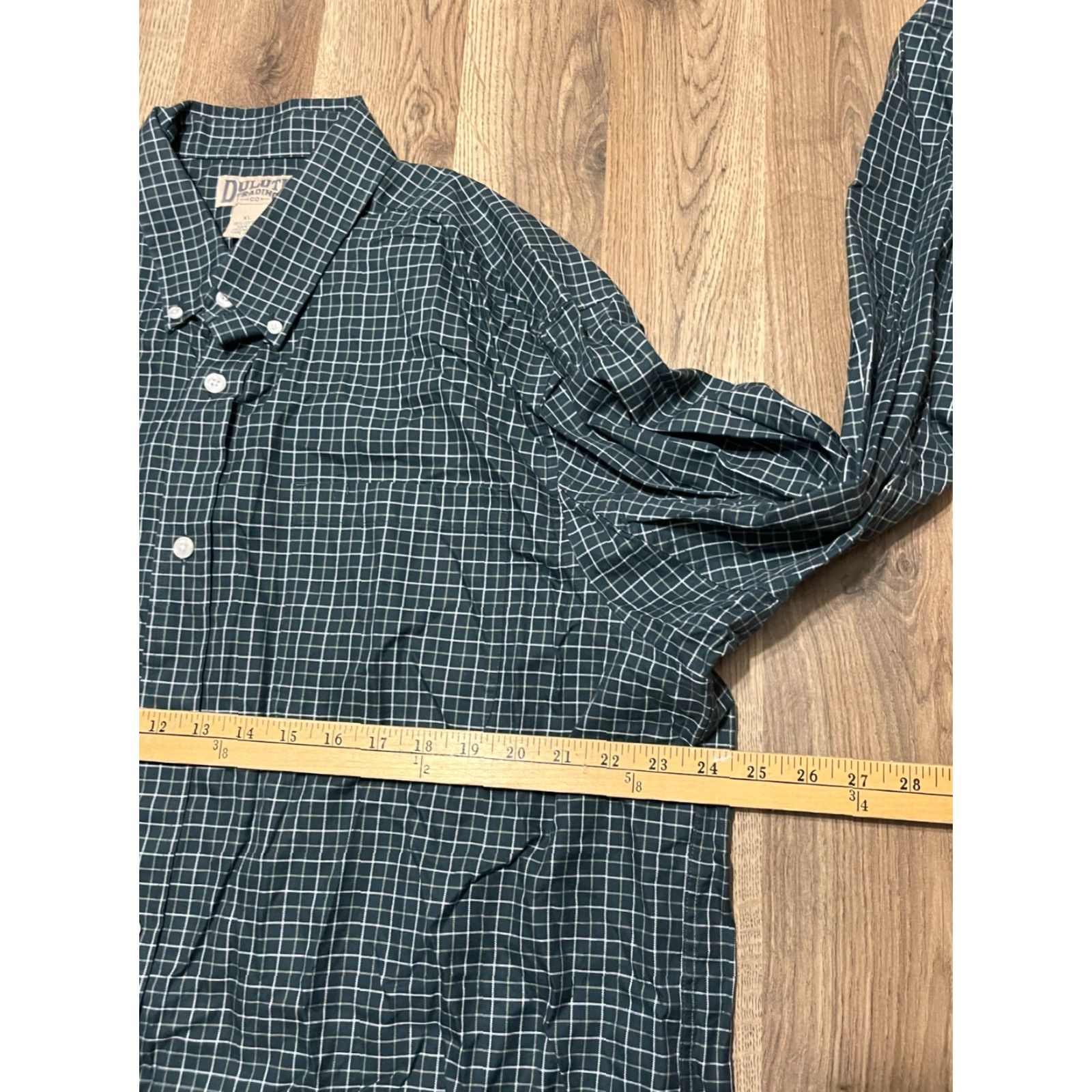 Vintage Duluth Shirt Mens XL Green White Plaid Button Up Long Sleeve Size US XL / EU 56 / 4 - 6 Thumbnail