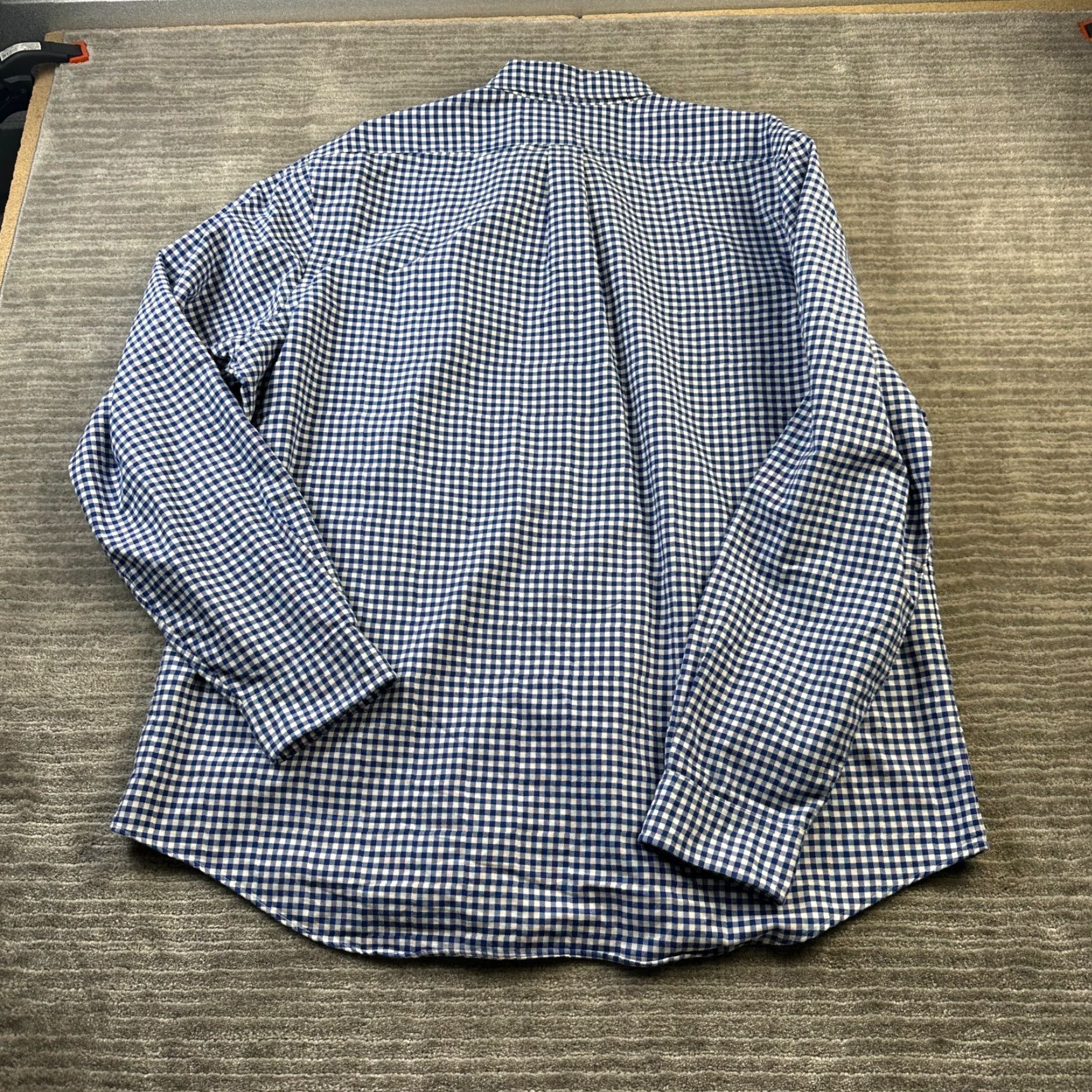Ralph Lauren Ralph Lauren Shirt Mens 2XL Blue Oxford Button Up Gingham Plaid Pony Size US XXL / EU 58 / 5 - 2 Thumbnail