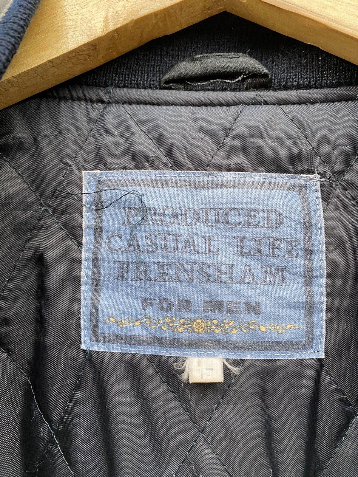 Japanese Brand 80s Frensham “The Back Gammon Club” Final Home Style Bomber Size US XL / EU 56 / 4 - 7 Thumbnail