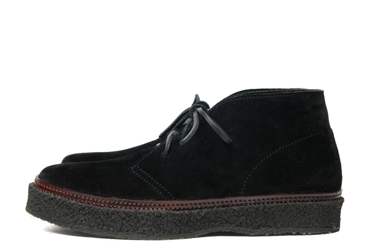 Yuketen Yuketen Santiago black suede leather boots, size 44 Size US 11 / EU 44 - 2 Thumbnail