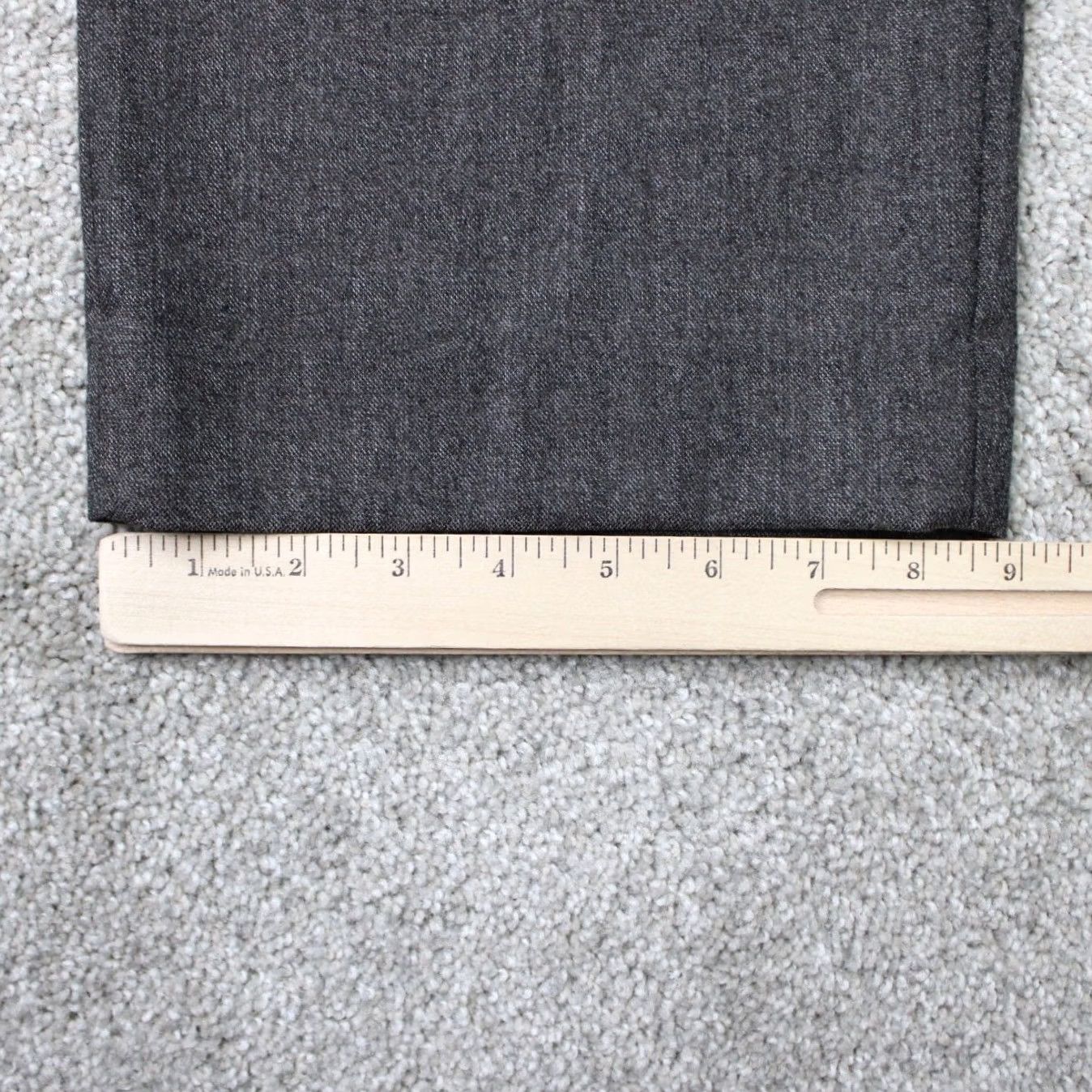 Banana Republic Banana Republic Pants Men 38x30 Gray Slim Fit Wool Flat Front Lined Dress Pants Size 38 Mens Regular Straight Front Size US 38 / EU 54 - 5 Thumbnail