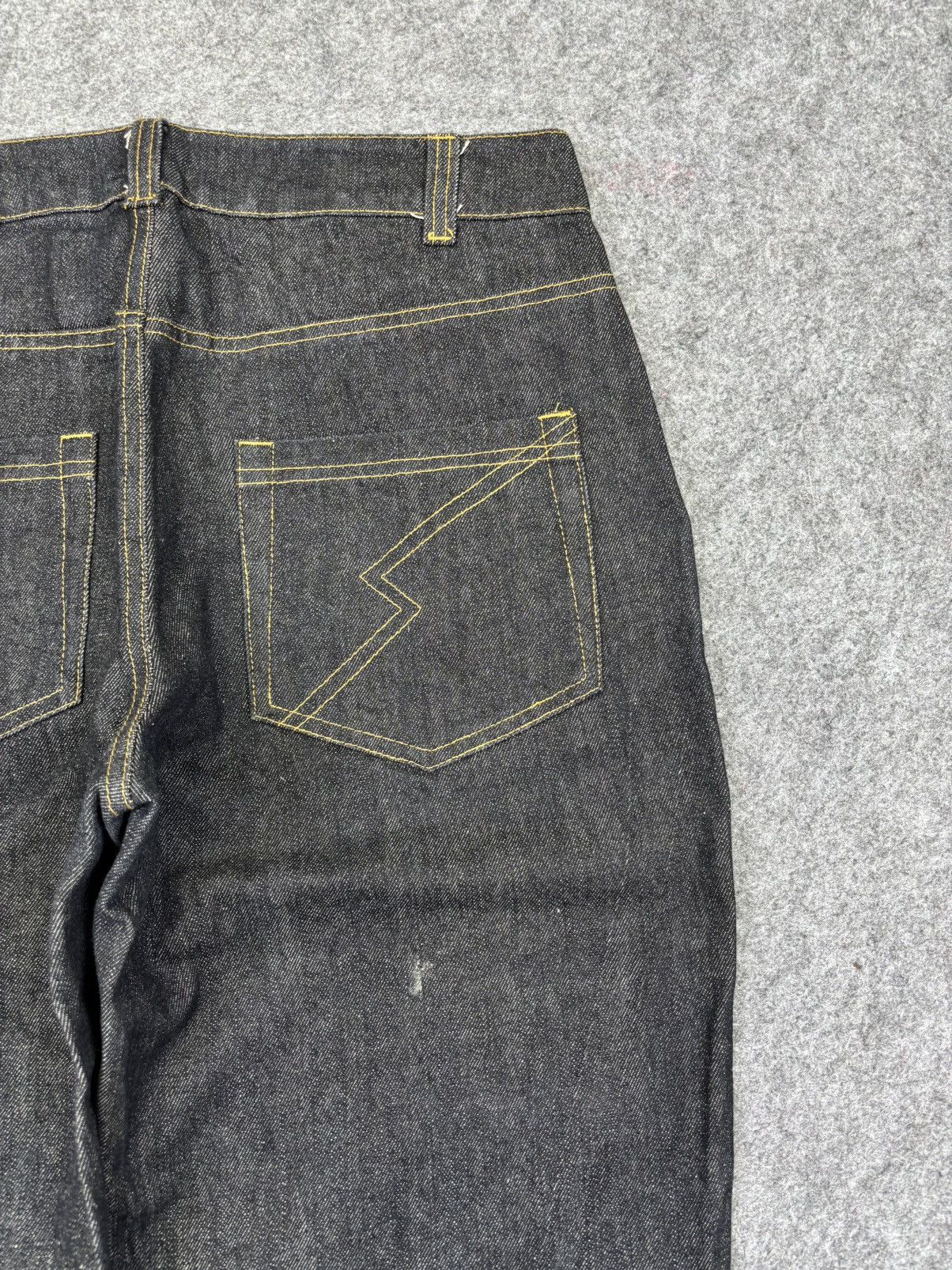 Japanese Brand SEX POT ReVeNGe Japan Punk Spell Out Logo Denim F741 Size US 32 / EU 48 - 11 Thumbnail