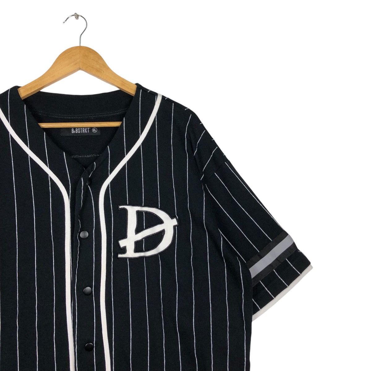 Japanese Brand BSTRKT baseball Varsity Jacket Shirt Rare Size US L / EU 52-54 / 3 - 5 Thumbnail