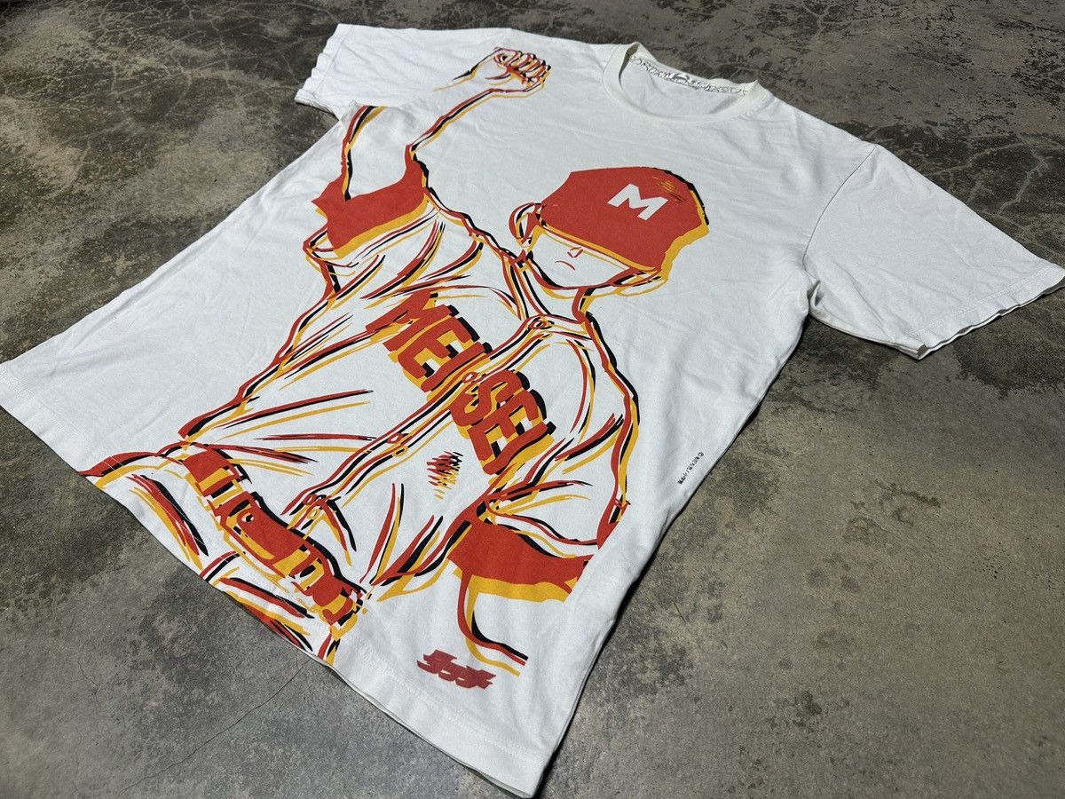 Anime × Japanese Brand × Uniqlo Rare🔥 Japanese Anime Touch Meisei Baseball Tshirt Size US L / EU 52-54 / 3 - 3 Thumbnail