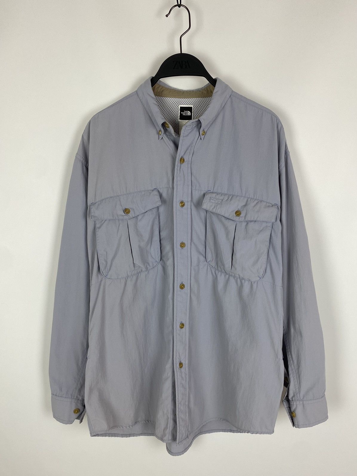 The North Face 2000’s Vintage The North Face Cargo Pocket Nylon Shirt Size US M / EU 48-50 / 2 - 1 Thumbnail