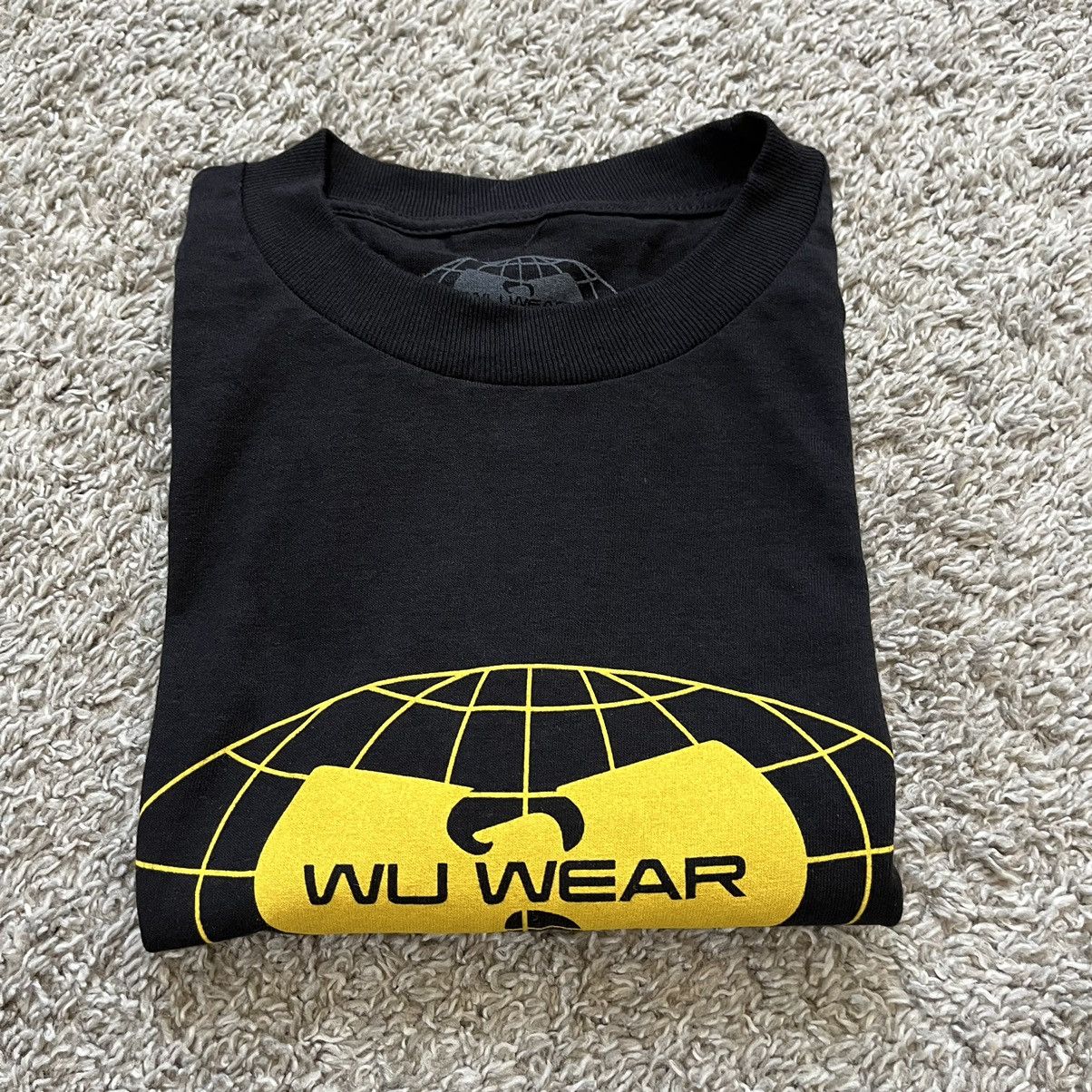 Wu-Tang Clan 🔴Wu-Wear Shirt Size Small Wu-Tang Globe Black Yellow Gza Size US S / EU 44-46 / 1 - 13 Thumbnail