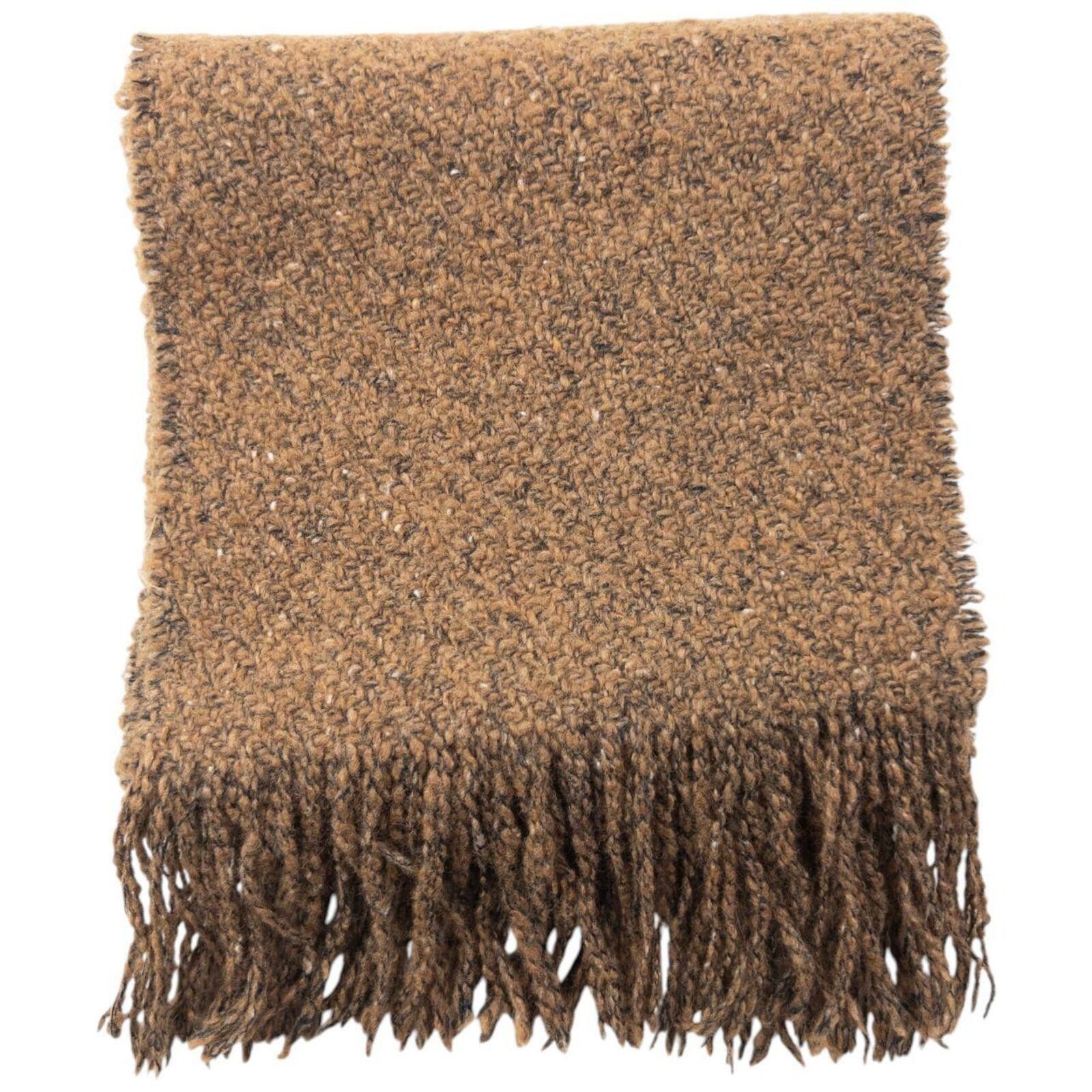 Burberry Vintage Burberry Wool Tassel Scarf Size ONE SIZE - 4 Thumbnail