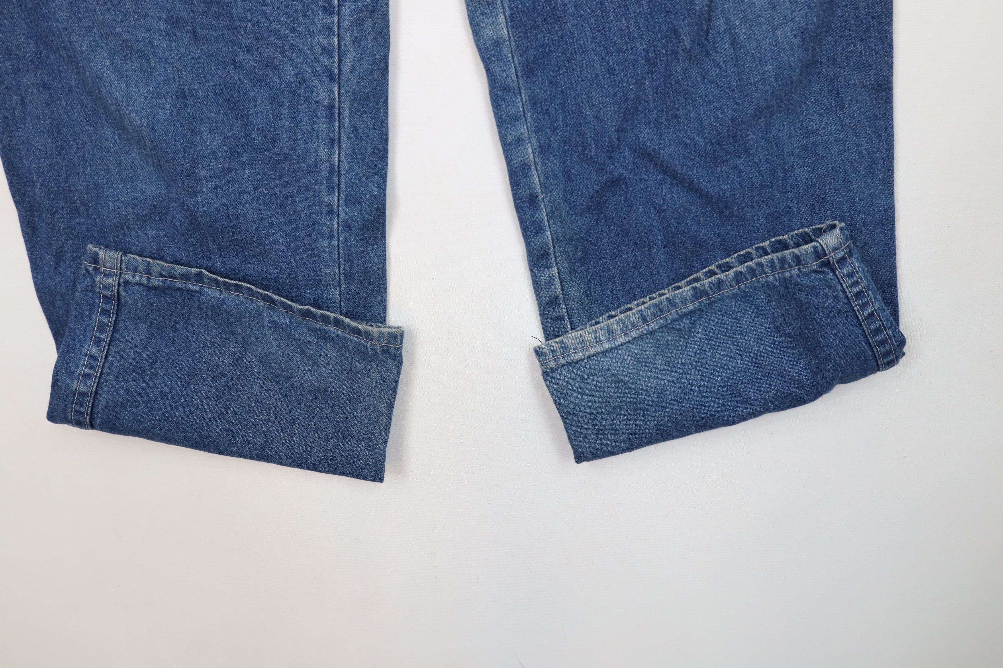 Vintage Vintage 70s Streetwear Workwear Dungaree Denim Jeans USA Size 27" / US 4 / IT 40 - 5 Thumbnail