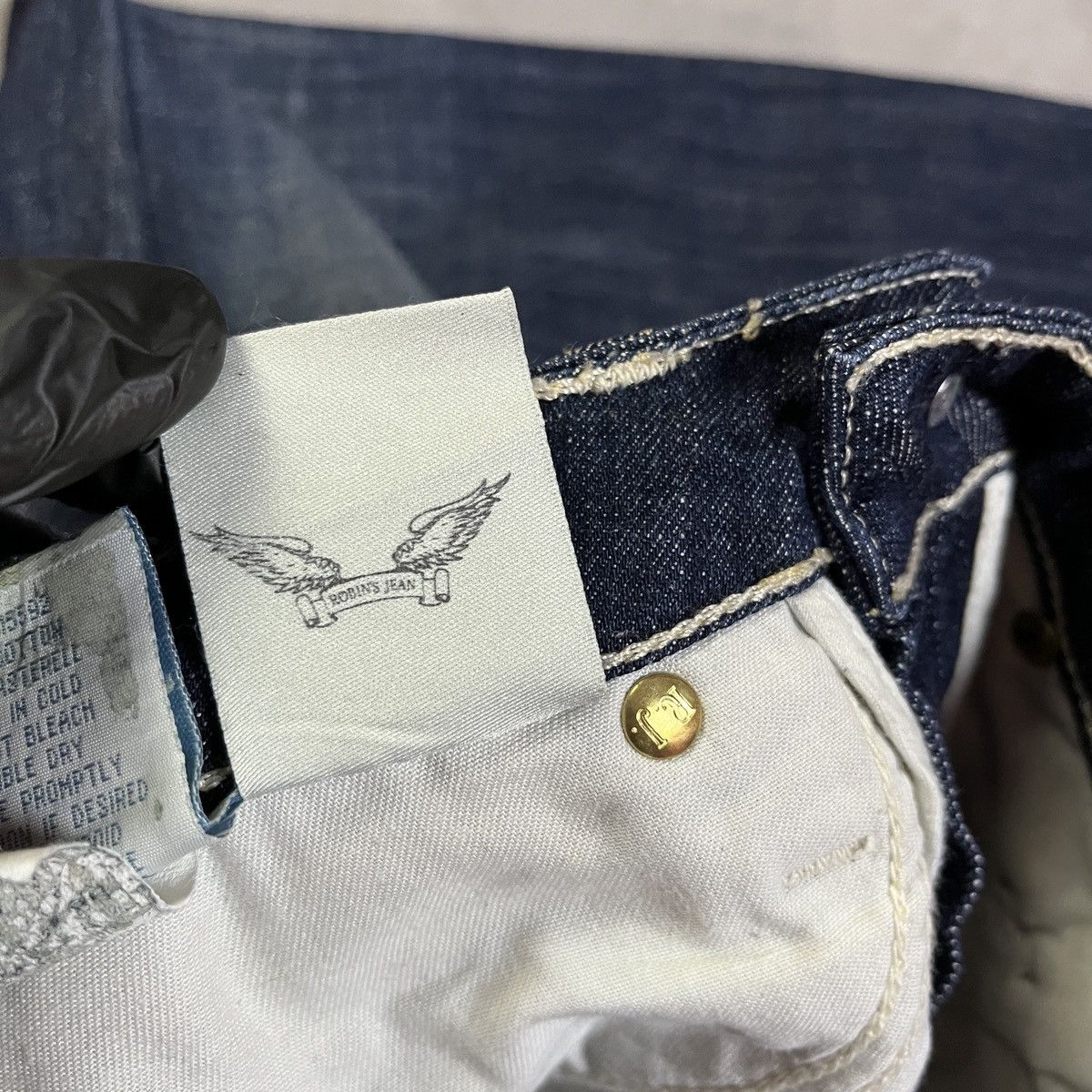 Robins Jeans Robin’s Jean Vintage Studded Crystal Pocket Skinny Jeans Size US 26 / EU 42 - 9 Thumbnail