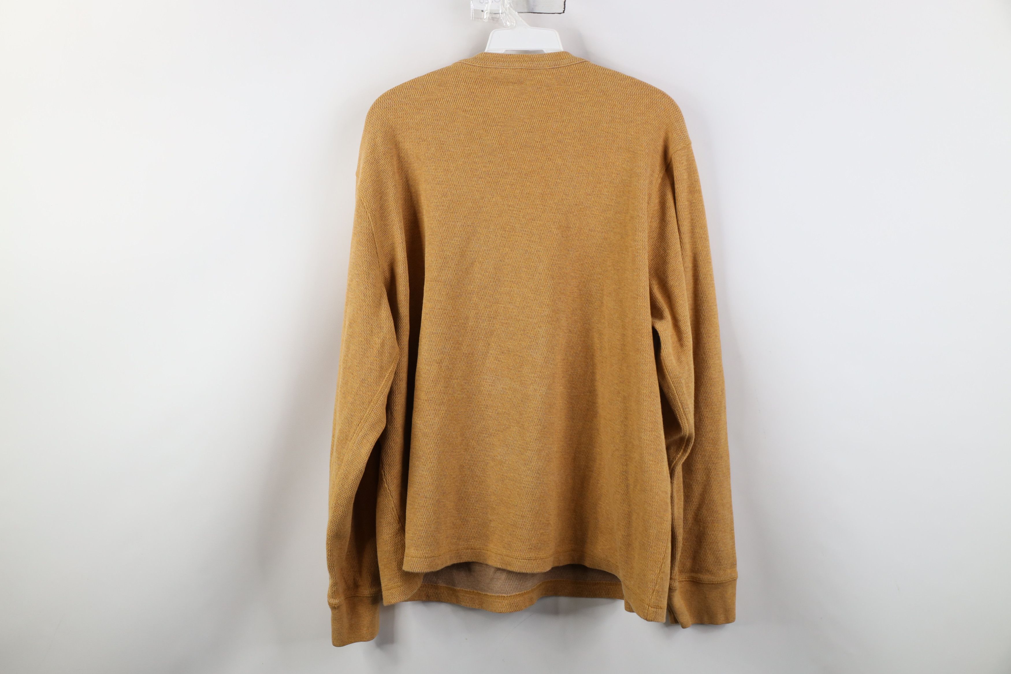 L.L. Bean Vintage LL Bean Waffle Knit Long Sleeve Henley T-Shirt Size US XL / EU 56 / 4 - 9 Thumbnail