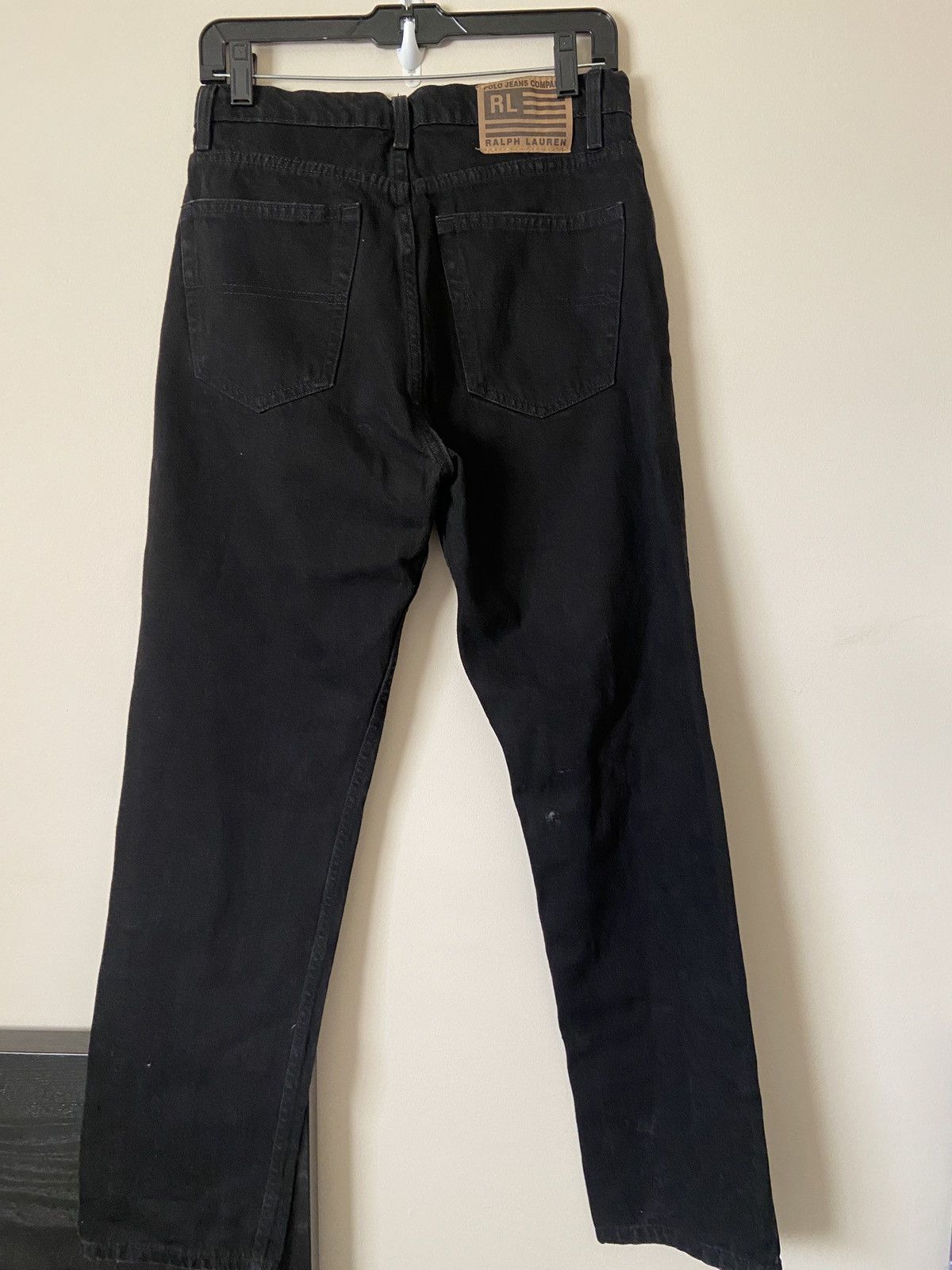 Polo Ralph Lauren × Vintage Vintage Polo Jeans Ralph Lauren Black Denim Size US 30 / EU 46 - 4 Thumbnail