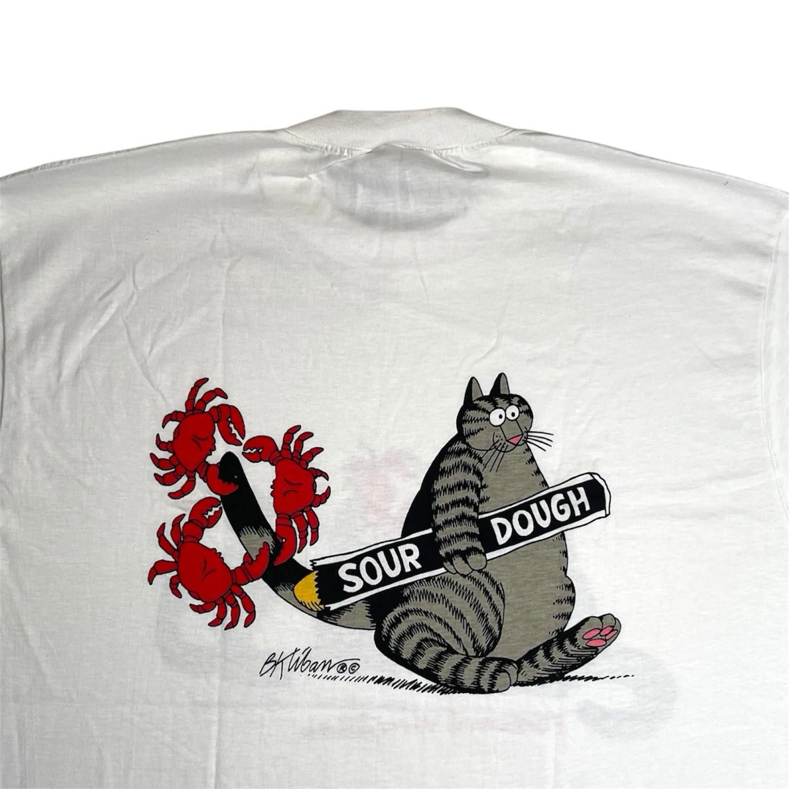 Vintage 90s NWT B. Kliban Cat Crazy Shirts Fisherman’s Wharf SF L Size US L / EU 52-54 / 3 - 4 Thumbnail