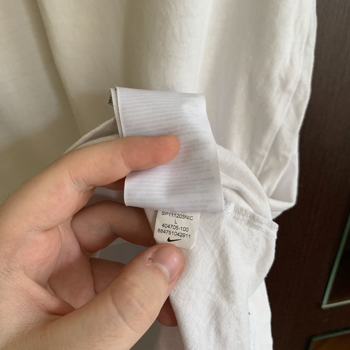 Other Vintage 00s Roger Federer Nike Autograph tee Tennis White Size US L / EU 52-54 / 3 - 9 Thumbnail