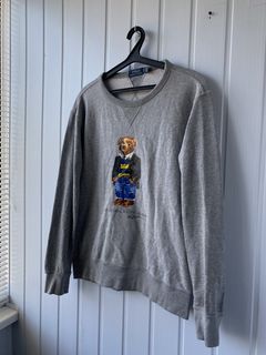 Polo Ralph Lauren LA DODGERS BEAR SWEATSHIRT Grey