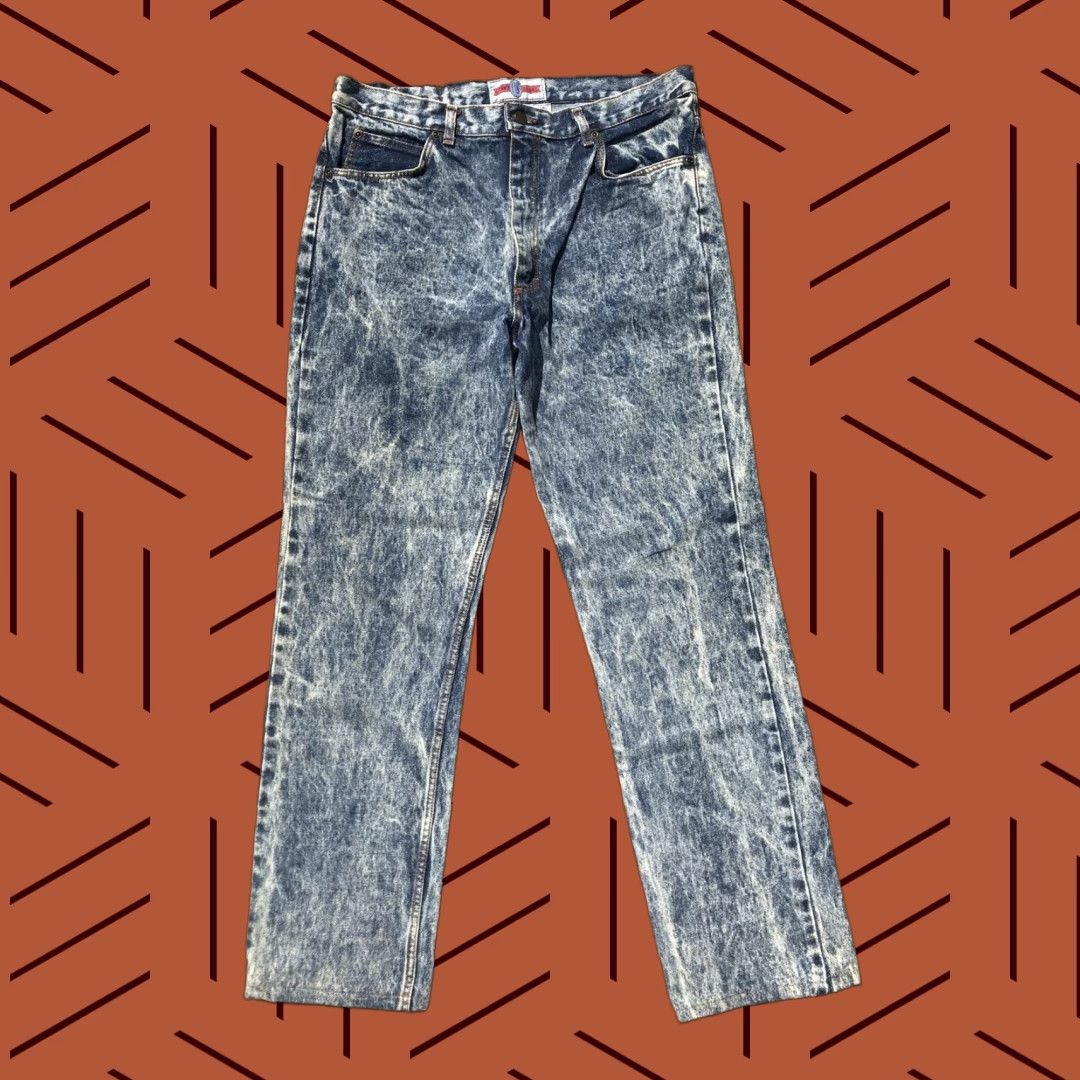 Vintage VINTAGE Gitano Acid Wash Jeans Mens 36x32.5 Regular Fit Distressed 90s Size US 36 / EU 52 - 1 Thumbnail