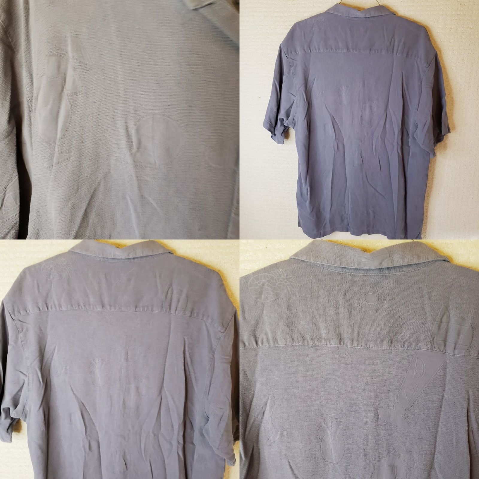 Tommy Bahama VINTAGE Tommy Bahama Silk Shirt Shirt Mens 2XL Blue Silk Short Sleeve Button-Up Hawaiian Collar 2XL Mens Size US XXL / EU 58 / 5 - 8 Thumbnail
