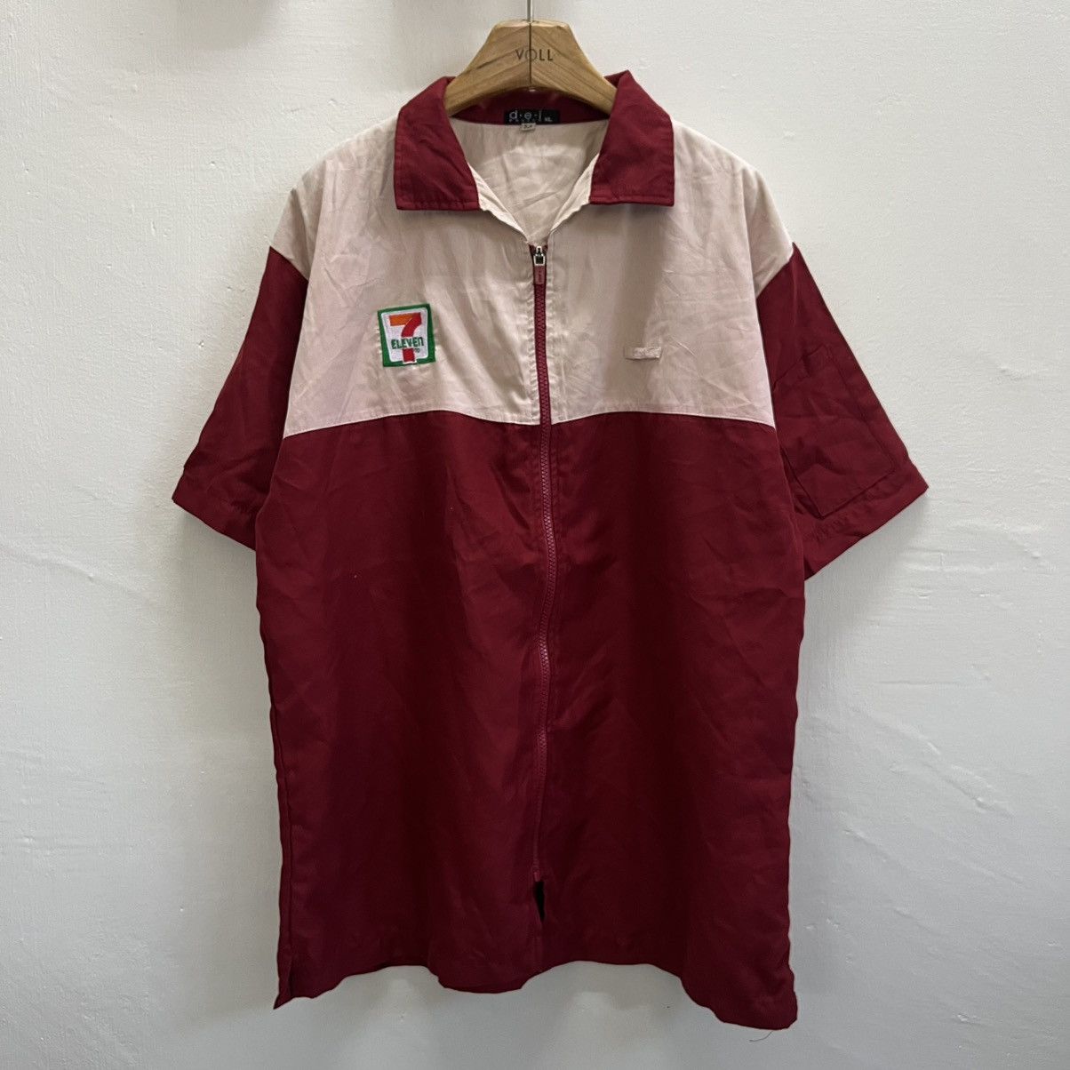 Japanese Brand Rare Vintage 7 Eleven Japan Staff/Crew Workwear Shirt Size US L / EU 52-54 / 3 - 1 Thumbnail