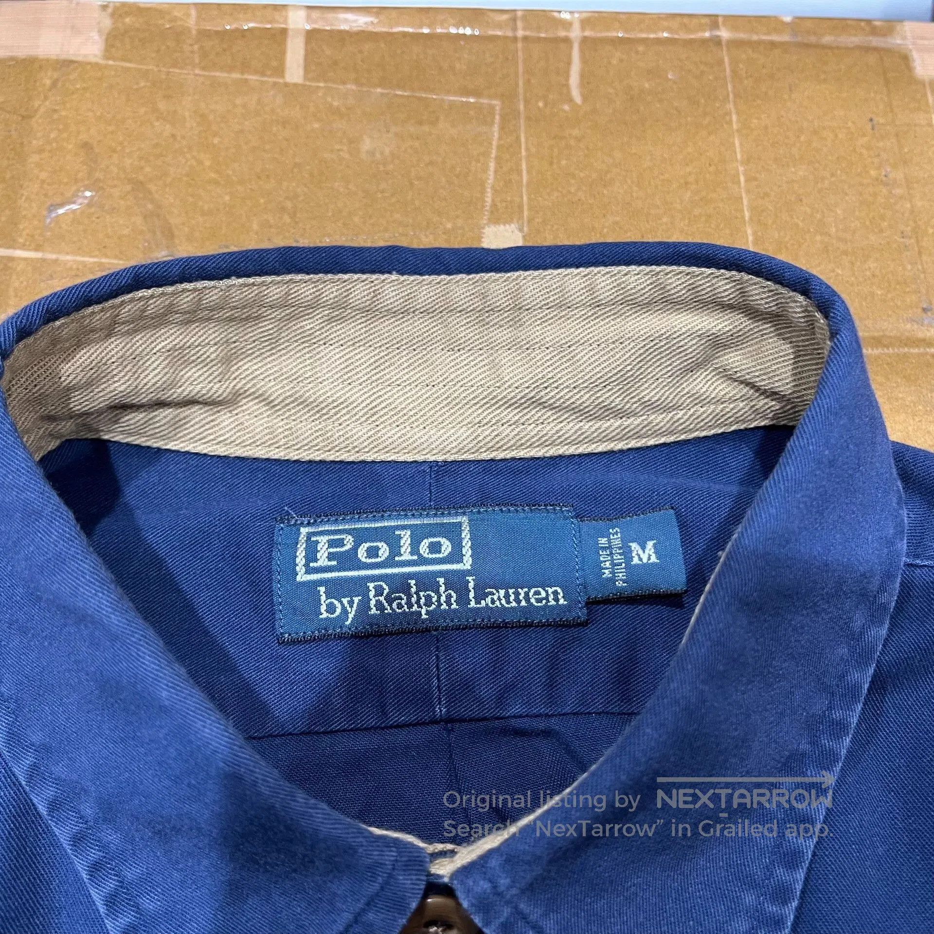 RRL Ralph Lauren Double RL Ralph Lauren Leather Patchwork Shirt. Size US M / EU 48-50 / 2 - 4 Thumbnail