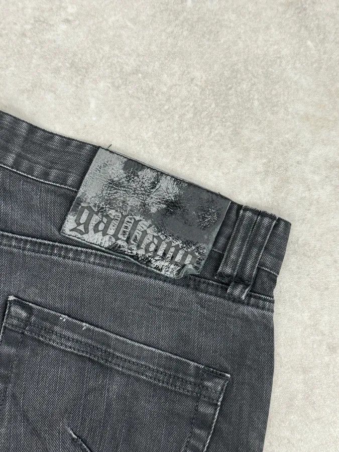 John Galliano 2000s Galliano Propaganda Big Letter Black Jeans Size US 36 / EU 52 - 11 Thumbnail