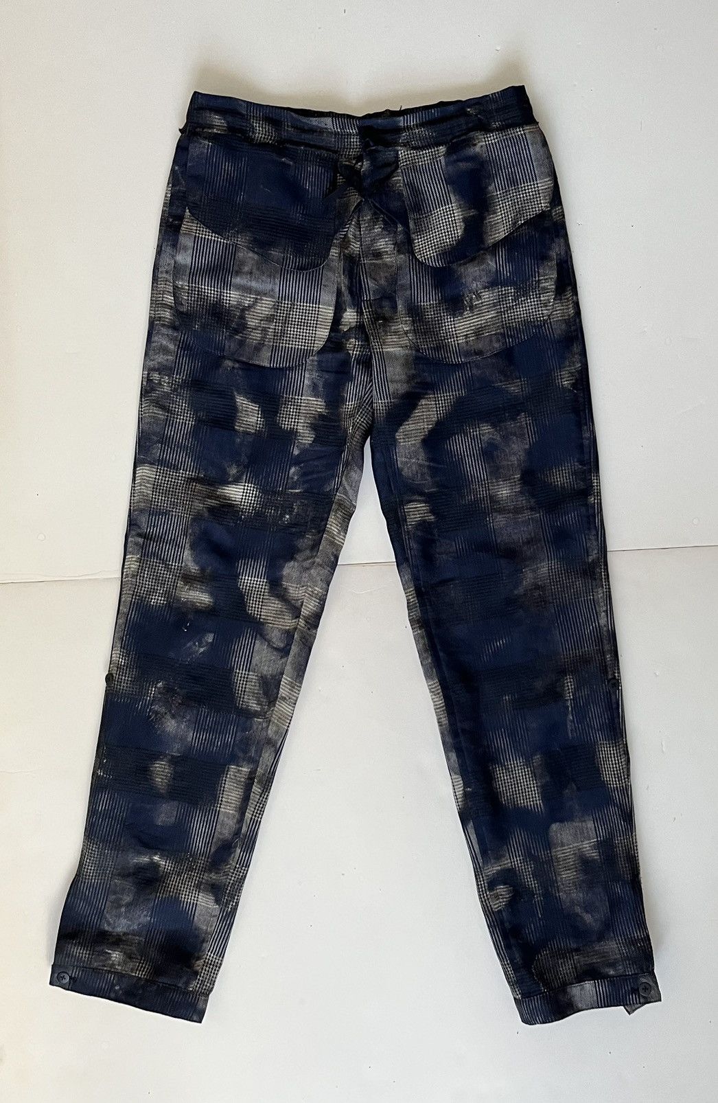Tillmann Lauterbach Tillmann Lauterbach Pant,US Men Small, 32 Inseam, Navy Print Size US 32 / EU 48 - 2 Thumbnail