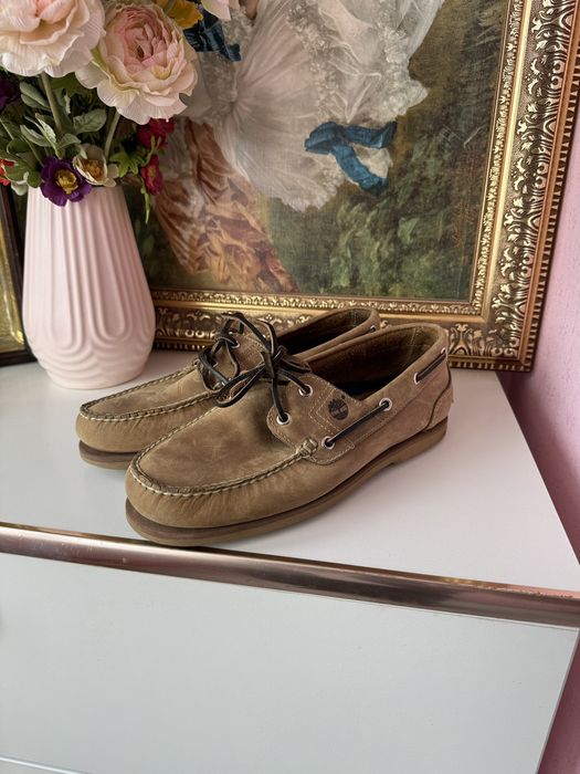 Timberland Vintage Timberland Dockside Leather Boat Shoes Grailed