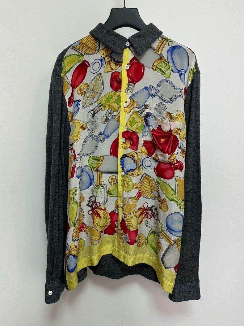 Comme des Garcons Comme Des Garcons Hermes silk shirt Size US S / EU 44-46 / 1 - 1 Thumbnail