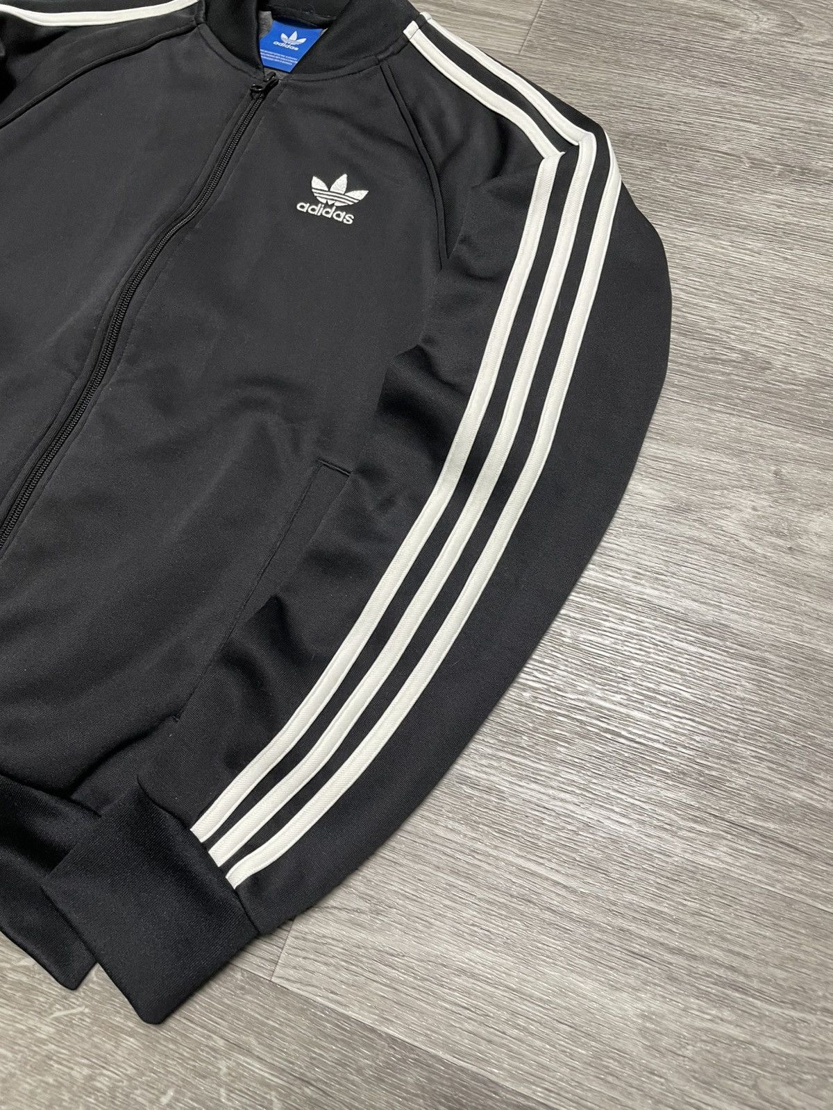 Adidas Adidas Fire Bird Black 3-Stipe Track Jacket Bomber Y2K Size US S / EU 44-46 / 1 - 6 Thumbnail