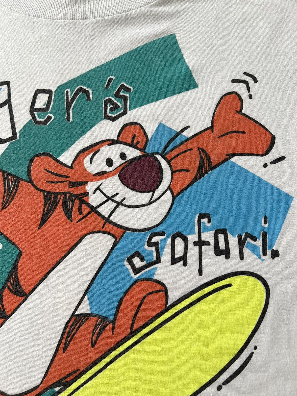 Disney Vintage 80s Tigger Disney Cartoon White T-shirt Size US M / EU 48-50 / 2 - 5 Thumbnail