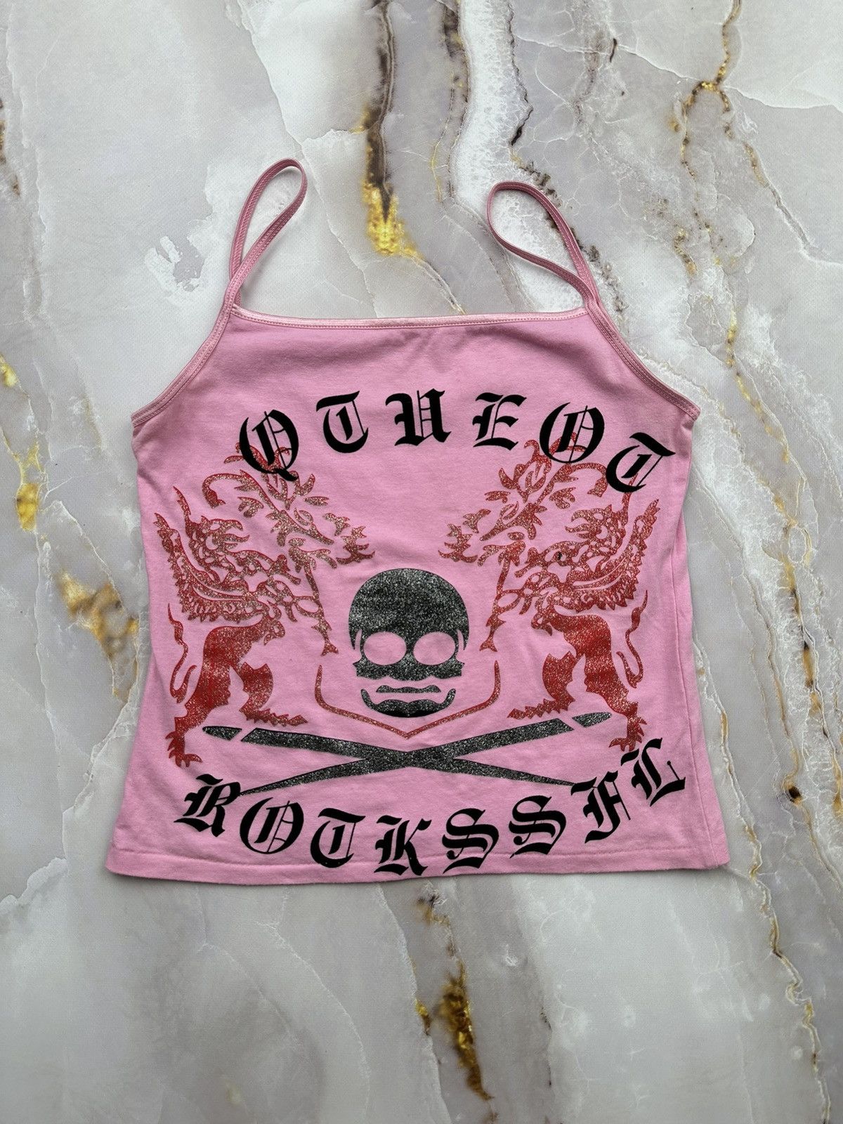 Japanese Brand Vintage Printed Tank Top Size XS / US 0-2 / IT 36-38 - 1 Thumbnail