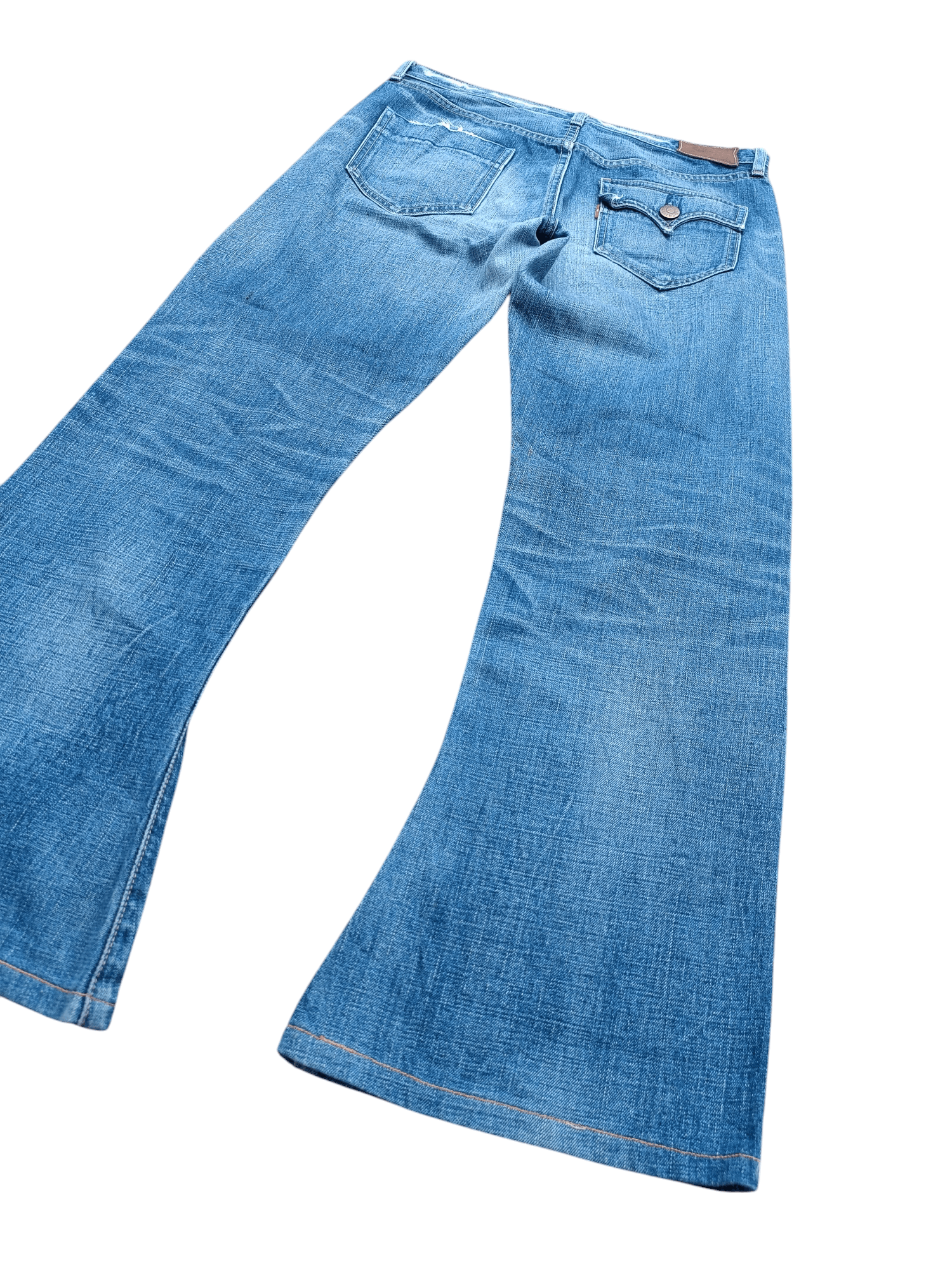 Levi's × Levi's Made & Crafted × Vintage Vintage 80s Flared Selvedge Denim Levis Jeans Size US 30 / EU 46 - 3 Thumbnail
