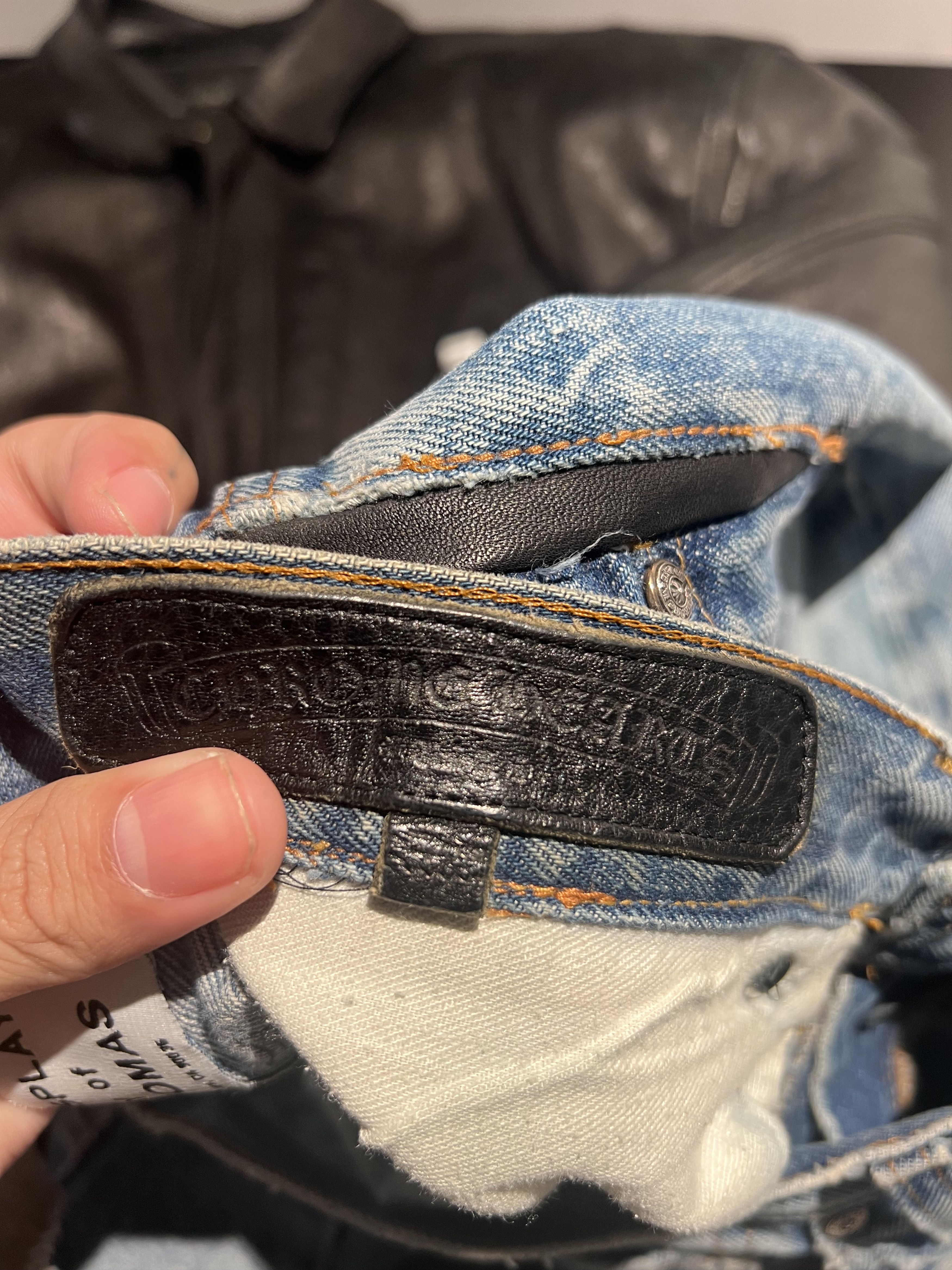 Chrome Hearts × Gallery Dept. Chrome Hearts Gallery Dept Flare Patch Size US 33 - 4 Thumbnail
